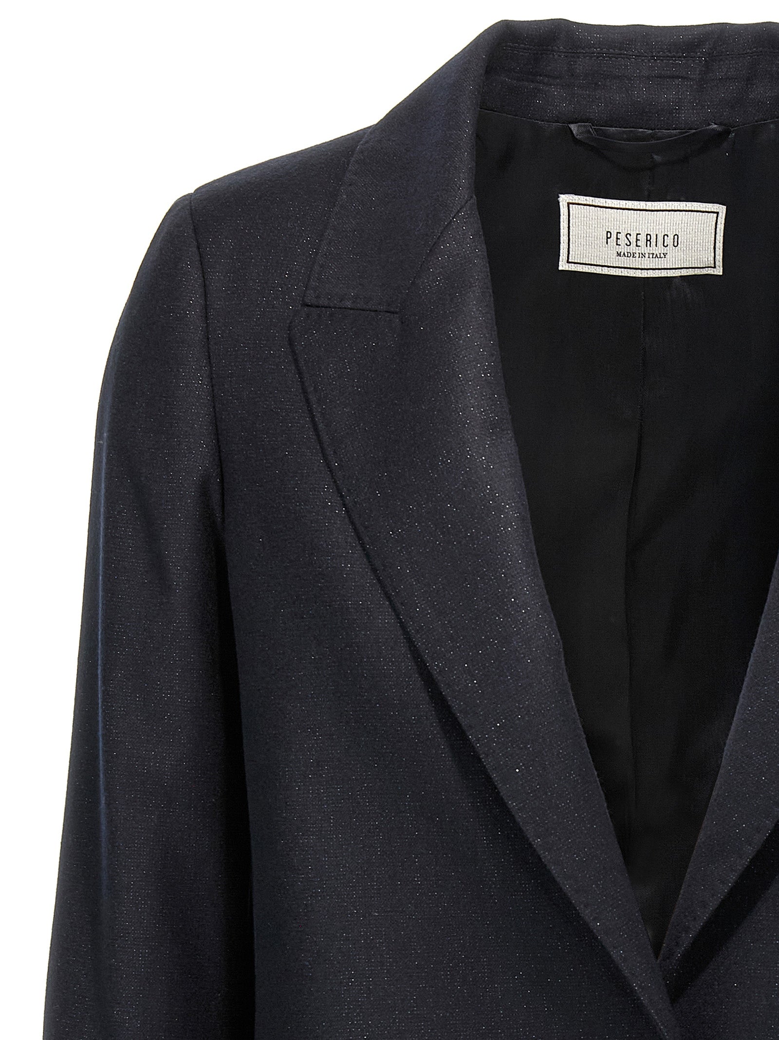 Peserico Lurex Single-Breasted Blazer