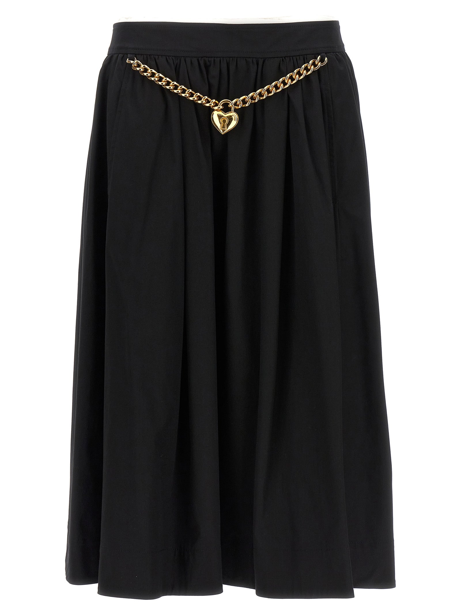 Moschino Pleated Midi Skirt