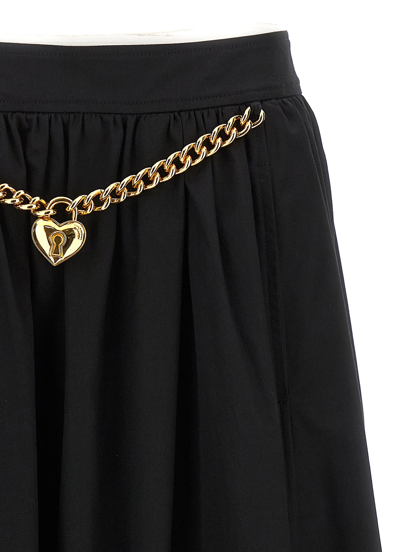 Moschino Pleated Midi Skirt