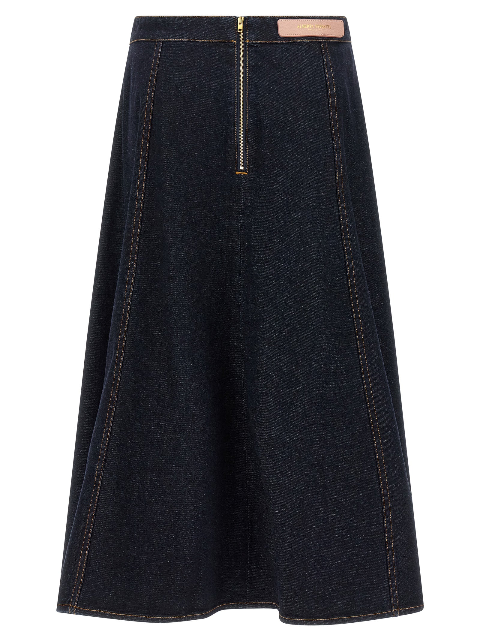 Alberta Ferretti Denim Skirt