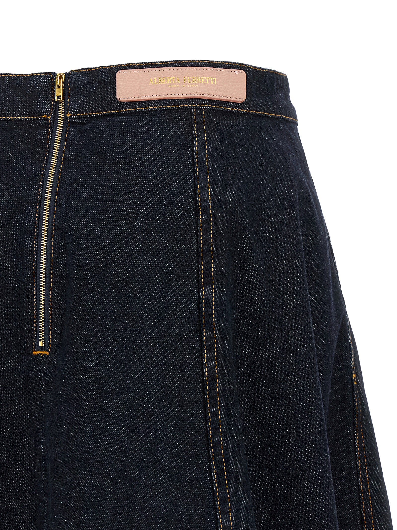Alberta Ferretti Denim Skirt