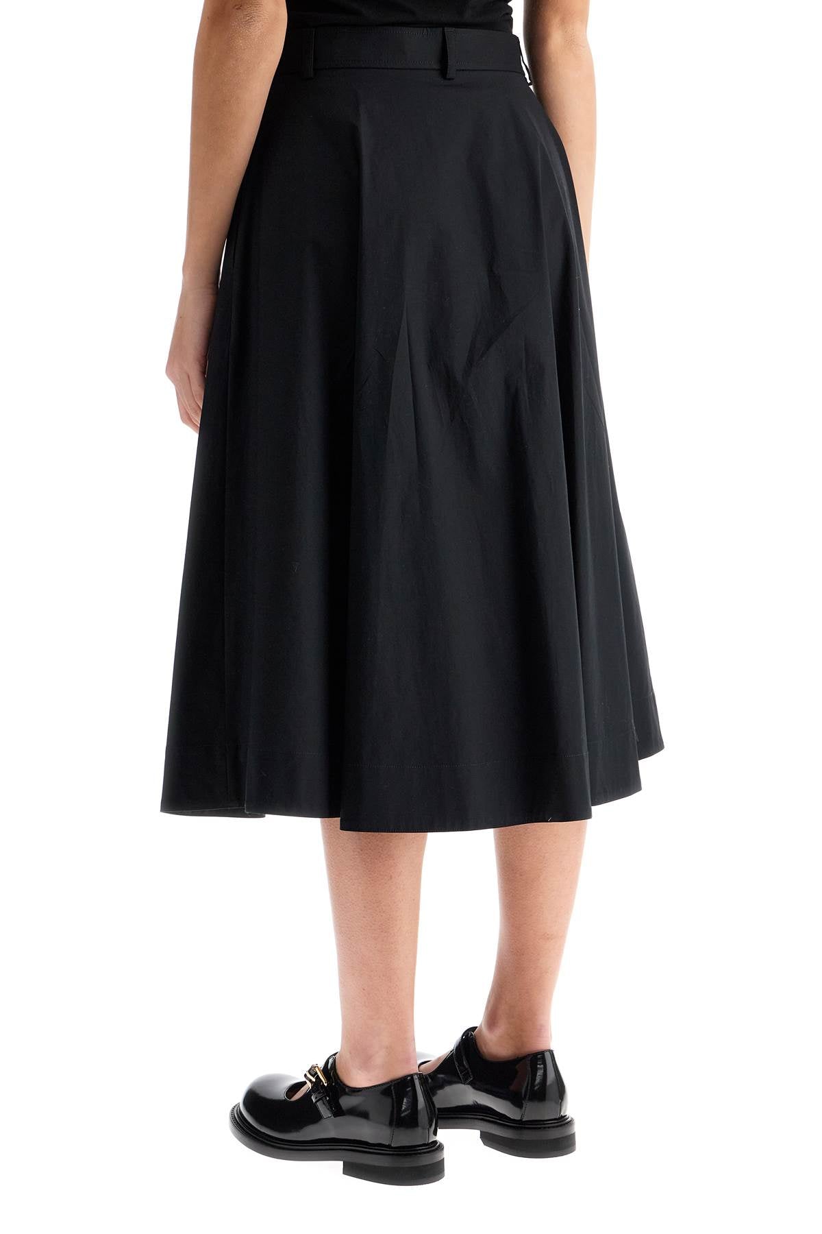 Moschino 'Poplin Skirt With Buttons'