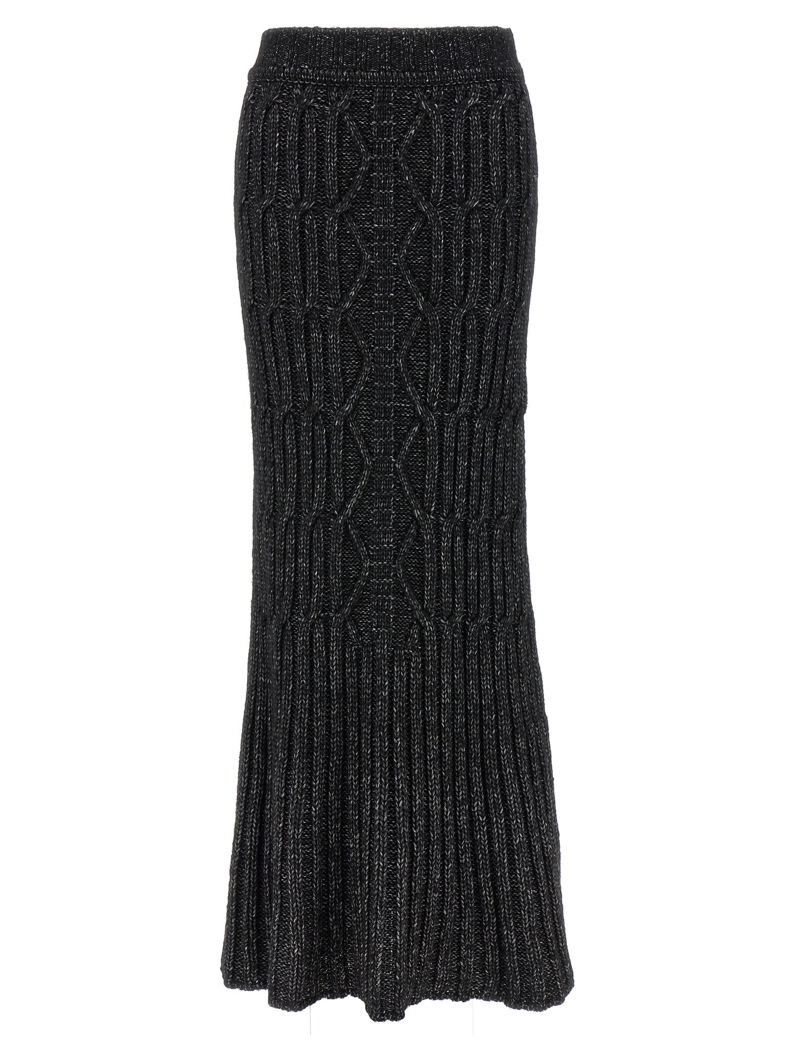 Alberta Ferretti Long Knit Skirt