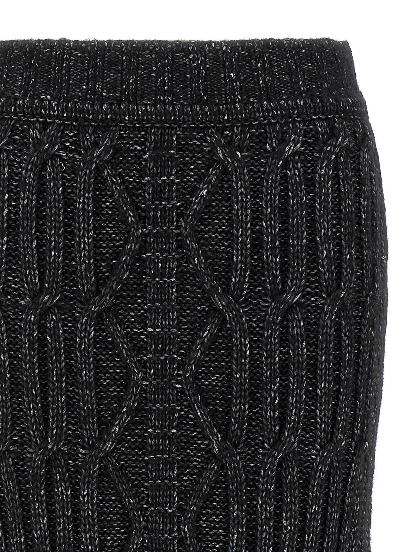 Alberta Ferretti Long Knit Skirt