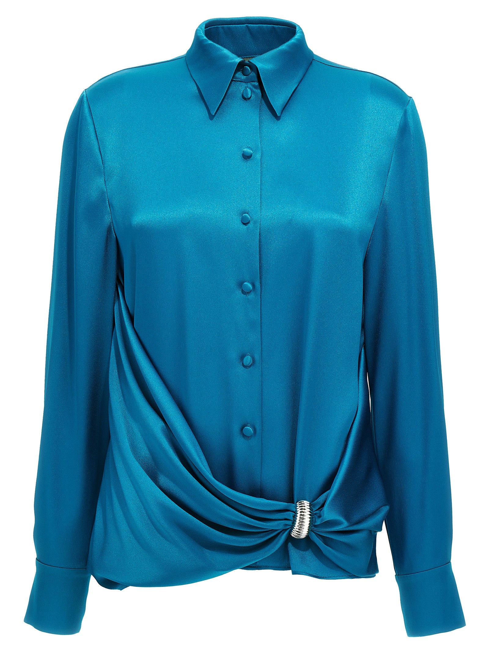 Alberta Ferretti Draped Shirt