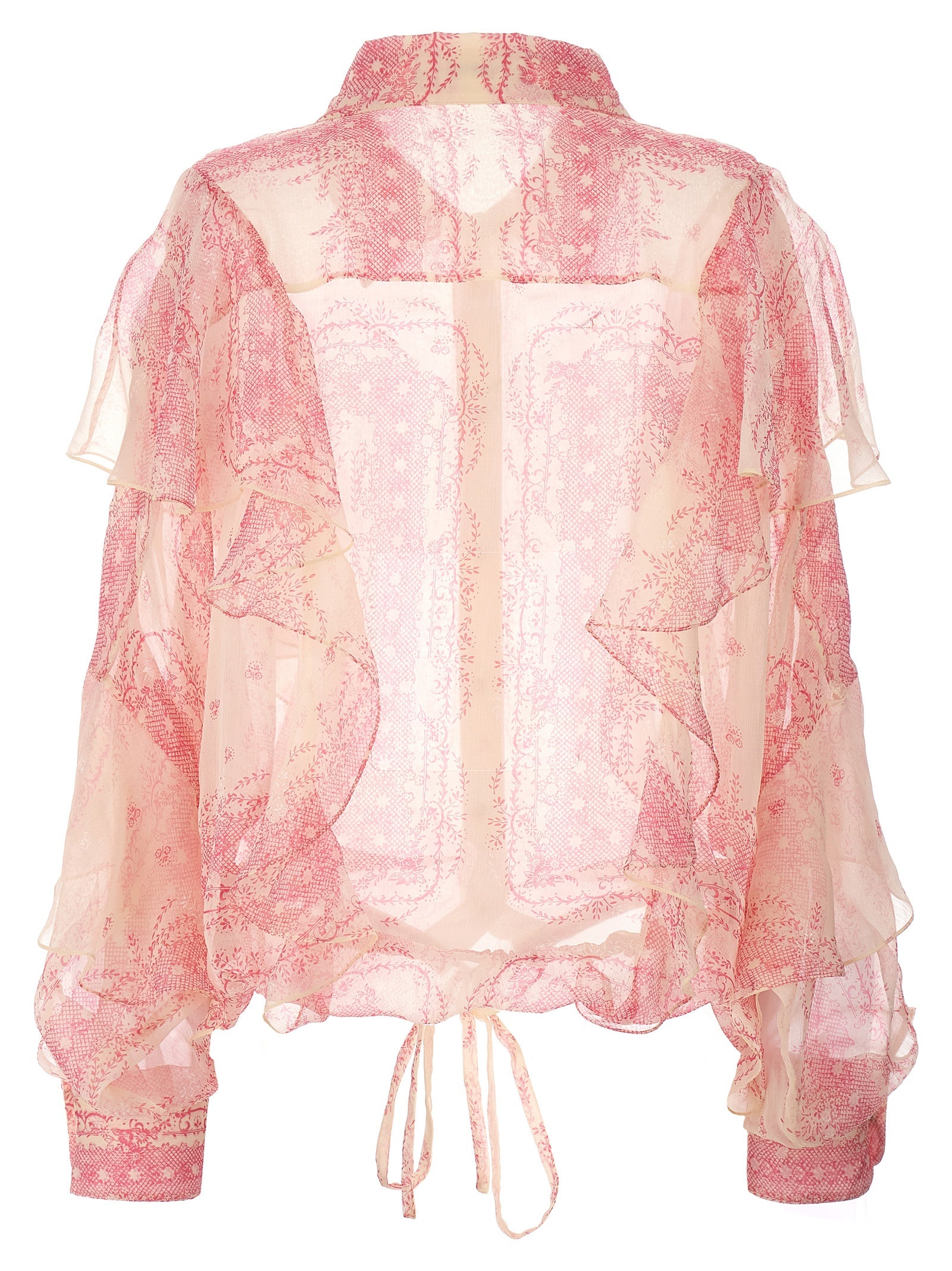 Philosophy Silk Crépon Shirt Ruffles