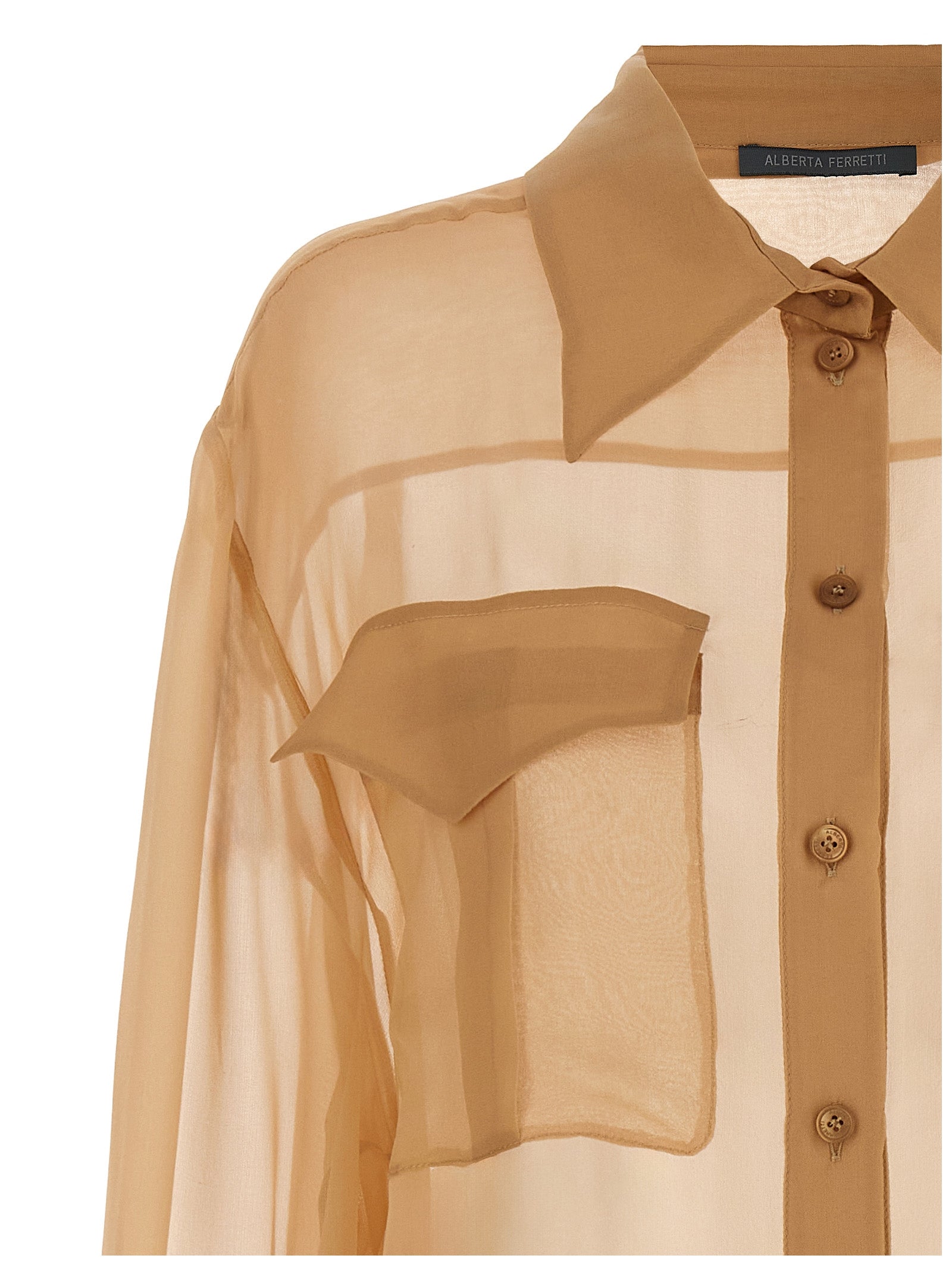 Alberta Ferretti Chiffon Shirt