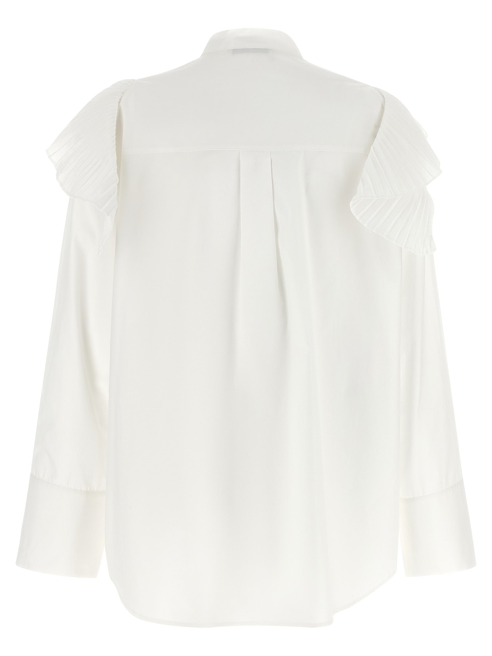 Alberta Ferretti Pleated Ruffle Shirt