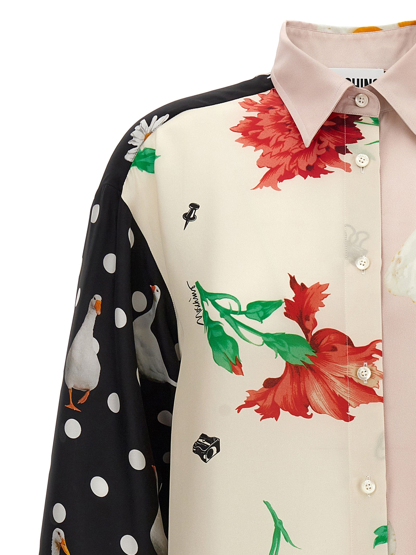 Moschino Patchwork Print Shirt