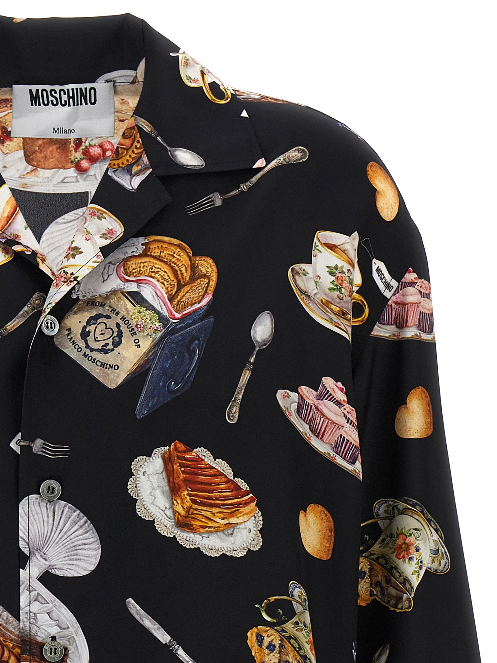 Moschino 'Tea Time' Print Shirt
