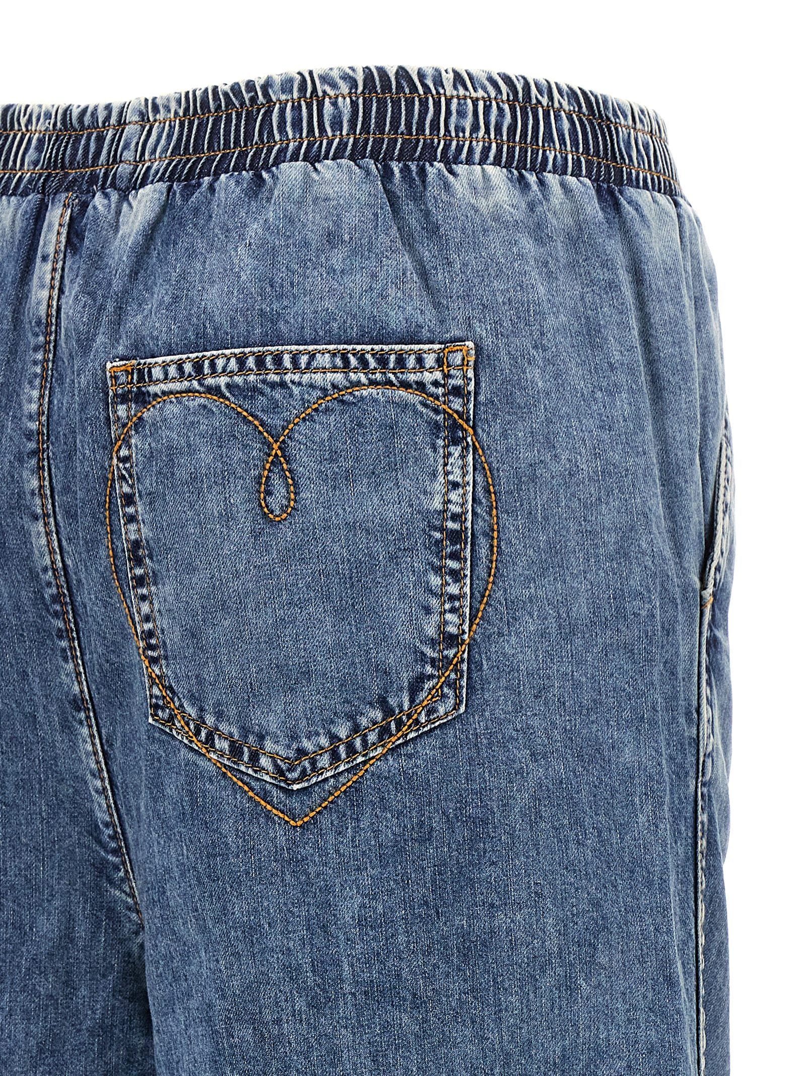 Mo5Ch1No Jeans Embroidery Jeans