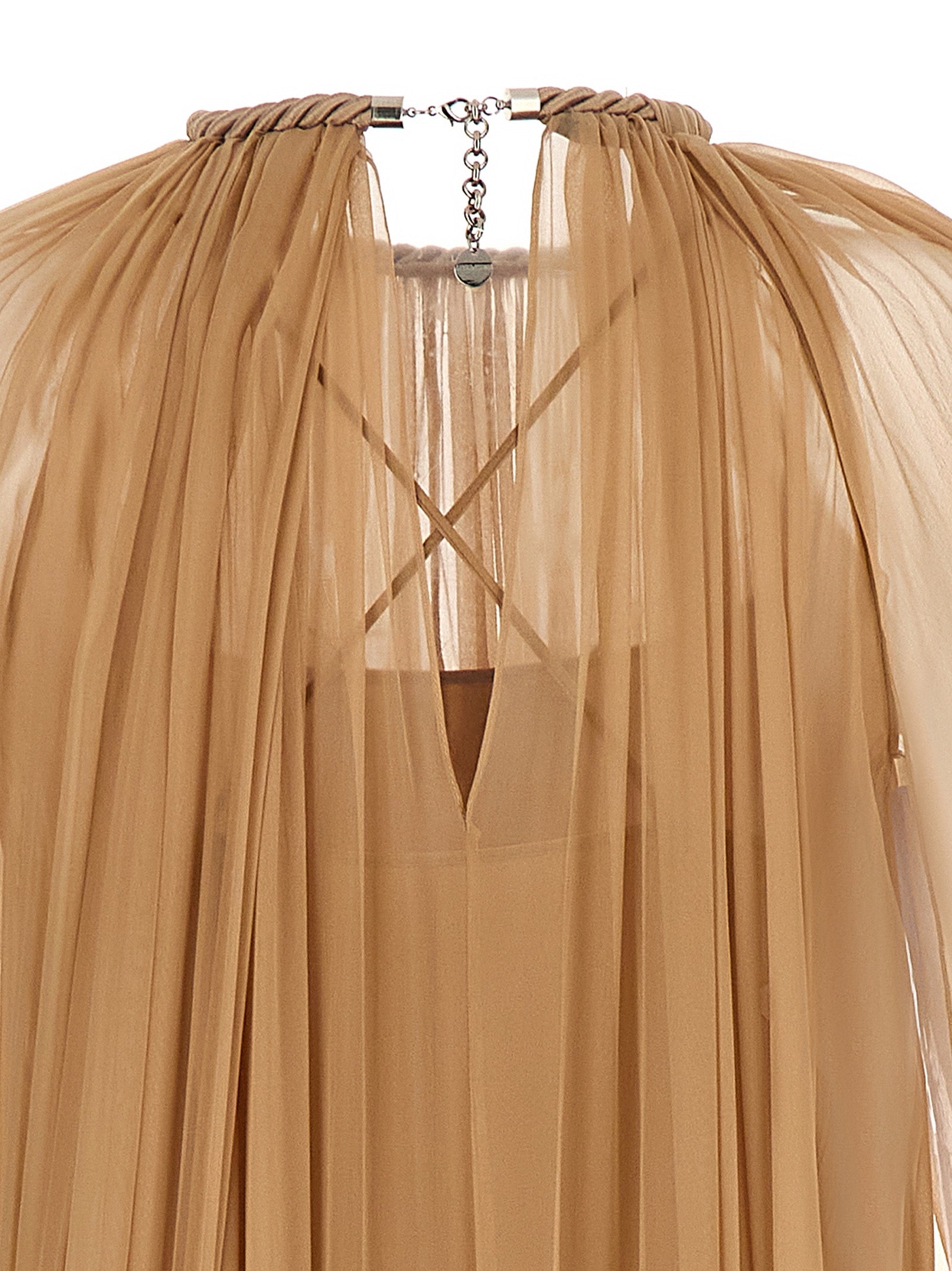 Alberta Ferretti Long Chiffon Dress