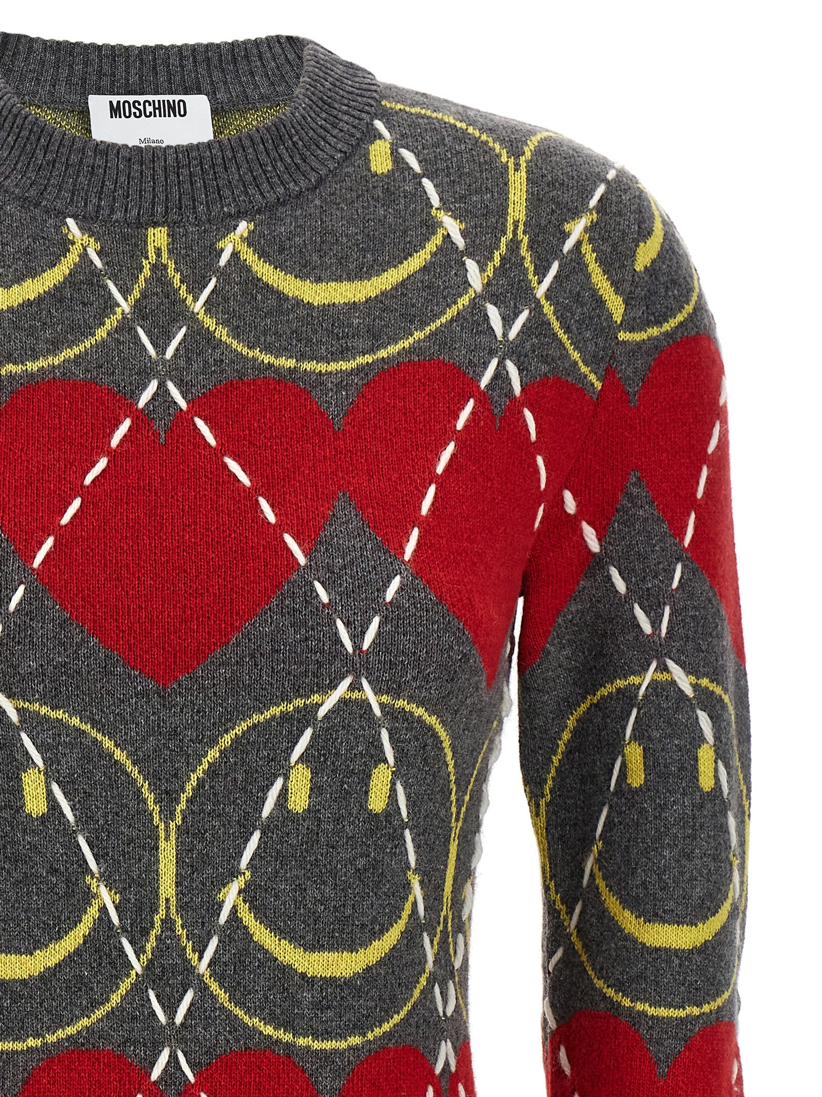 Moschino 'Smiley®' Wool Dress