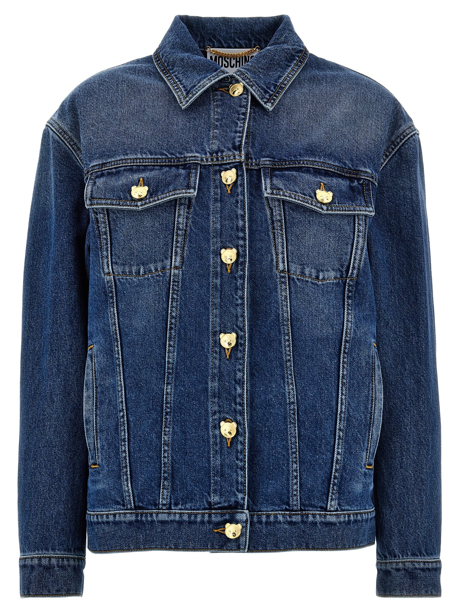 Moschino 'Teddy' Button Jacket