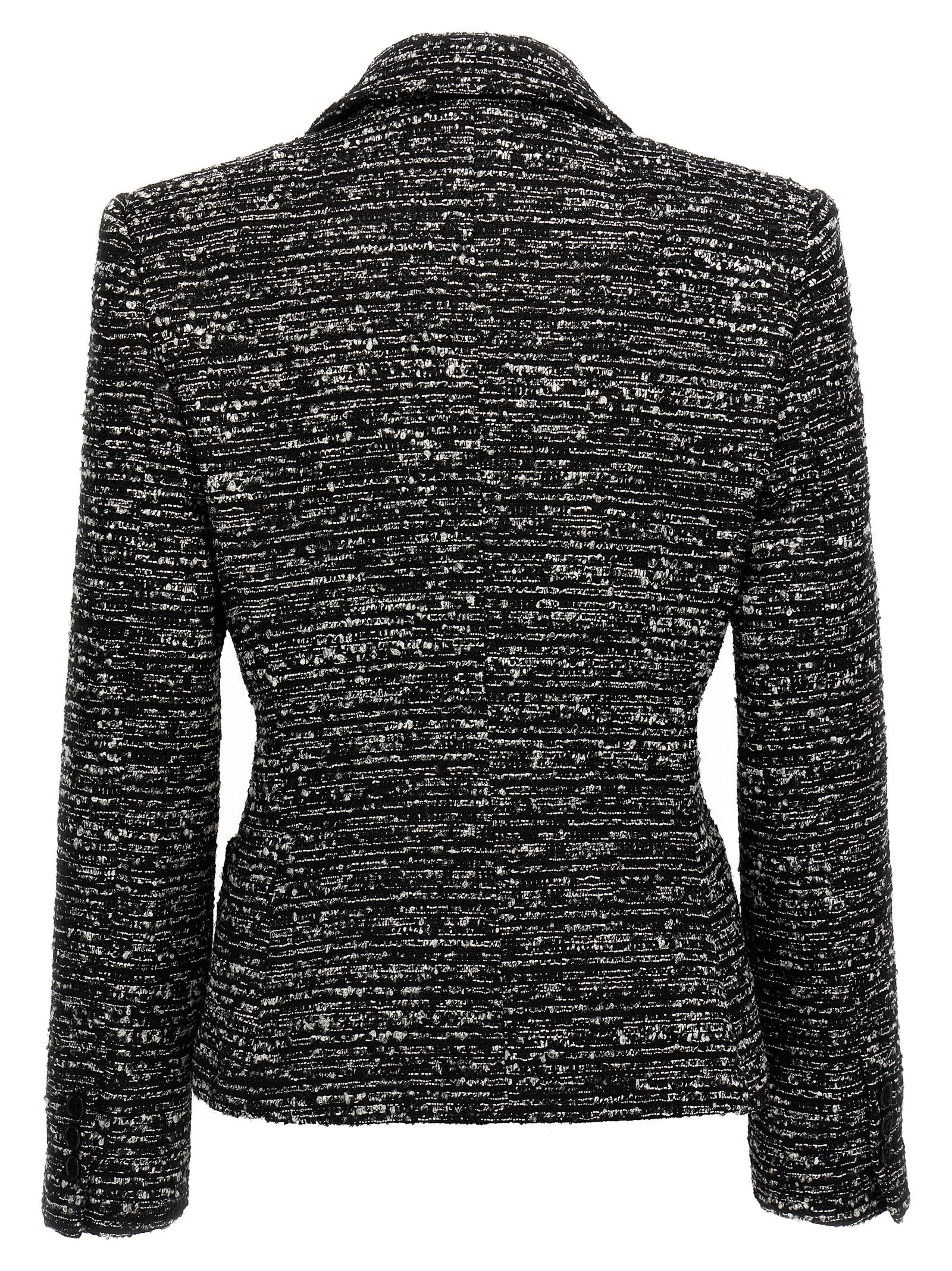 Alberta Ferretti Boucle Single-Breasted Blazer