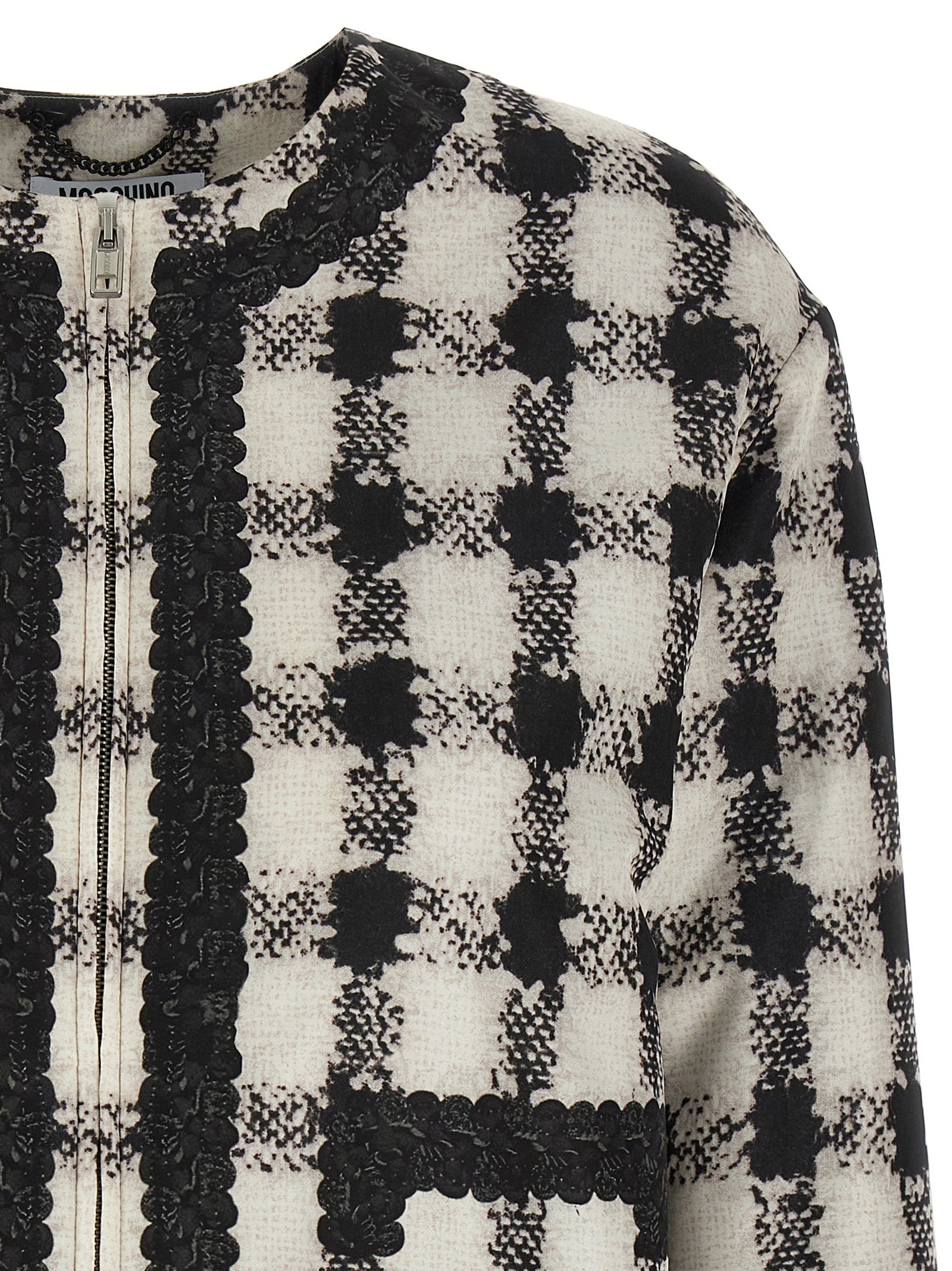 Moschino 'Texture' Print Jacket