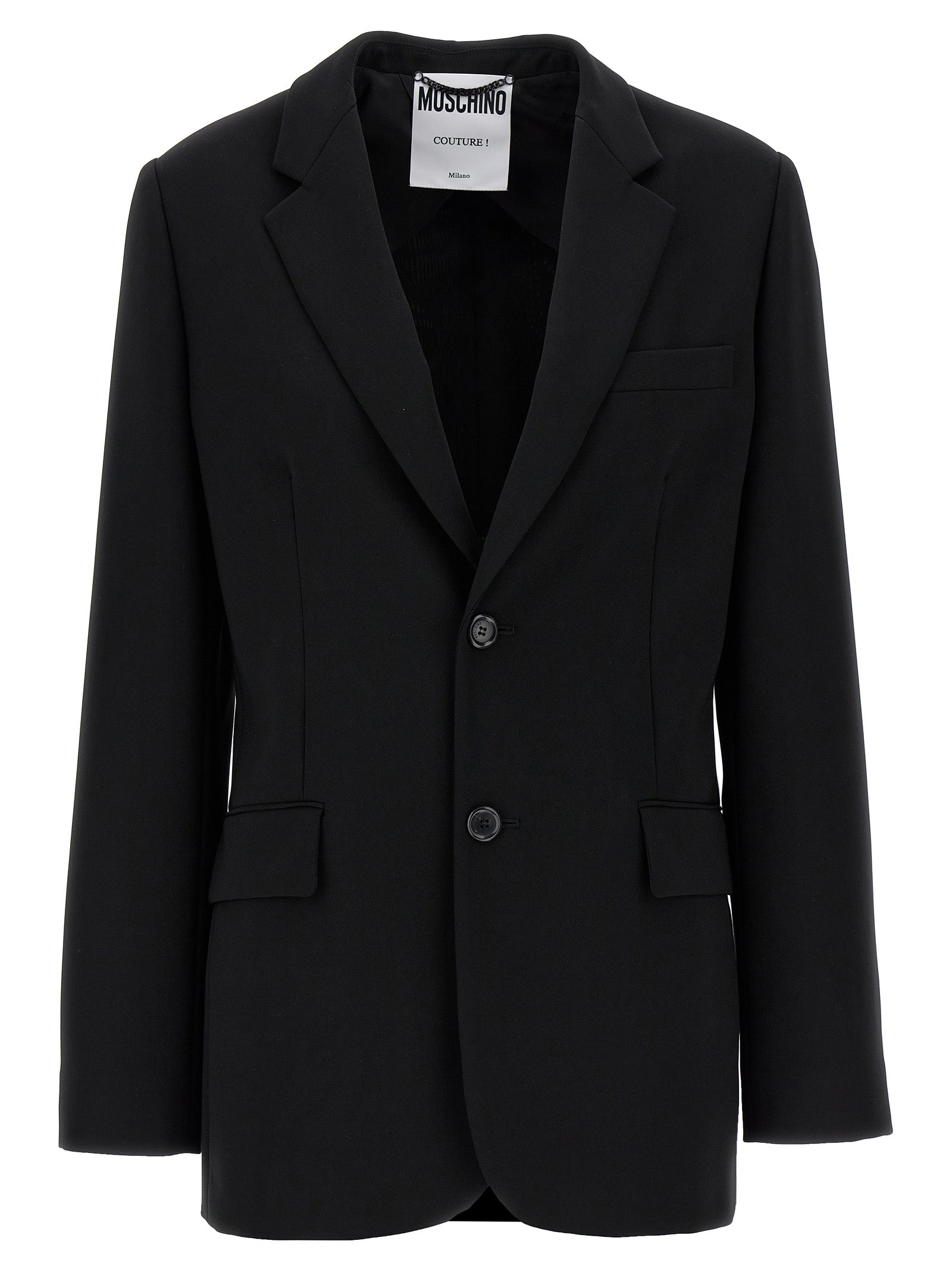 Moschino Single-Breasted Martingale Blazer