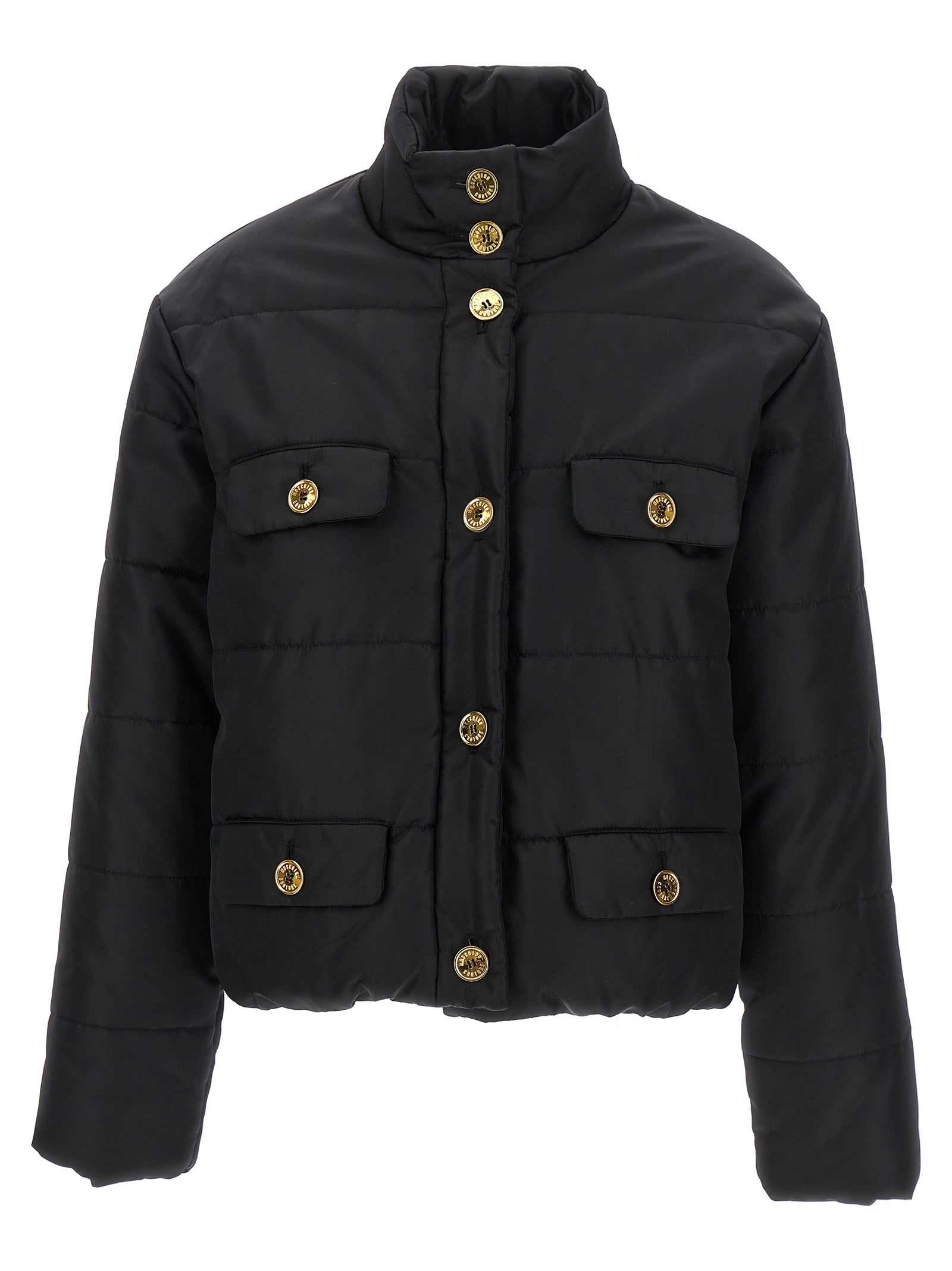 Moschino Logo Button Down Jacket