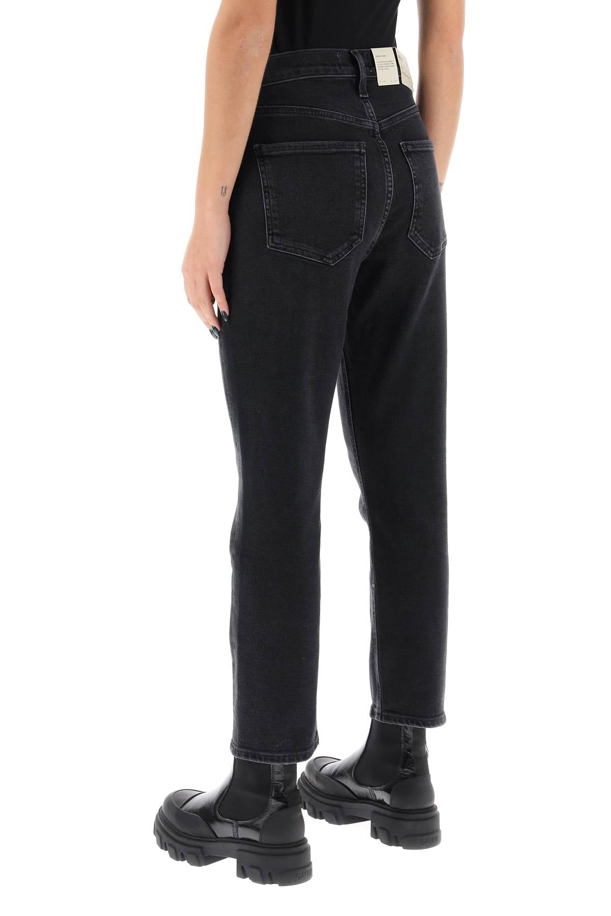 Agolde Riley High-Waisted Cropped Jeans