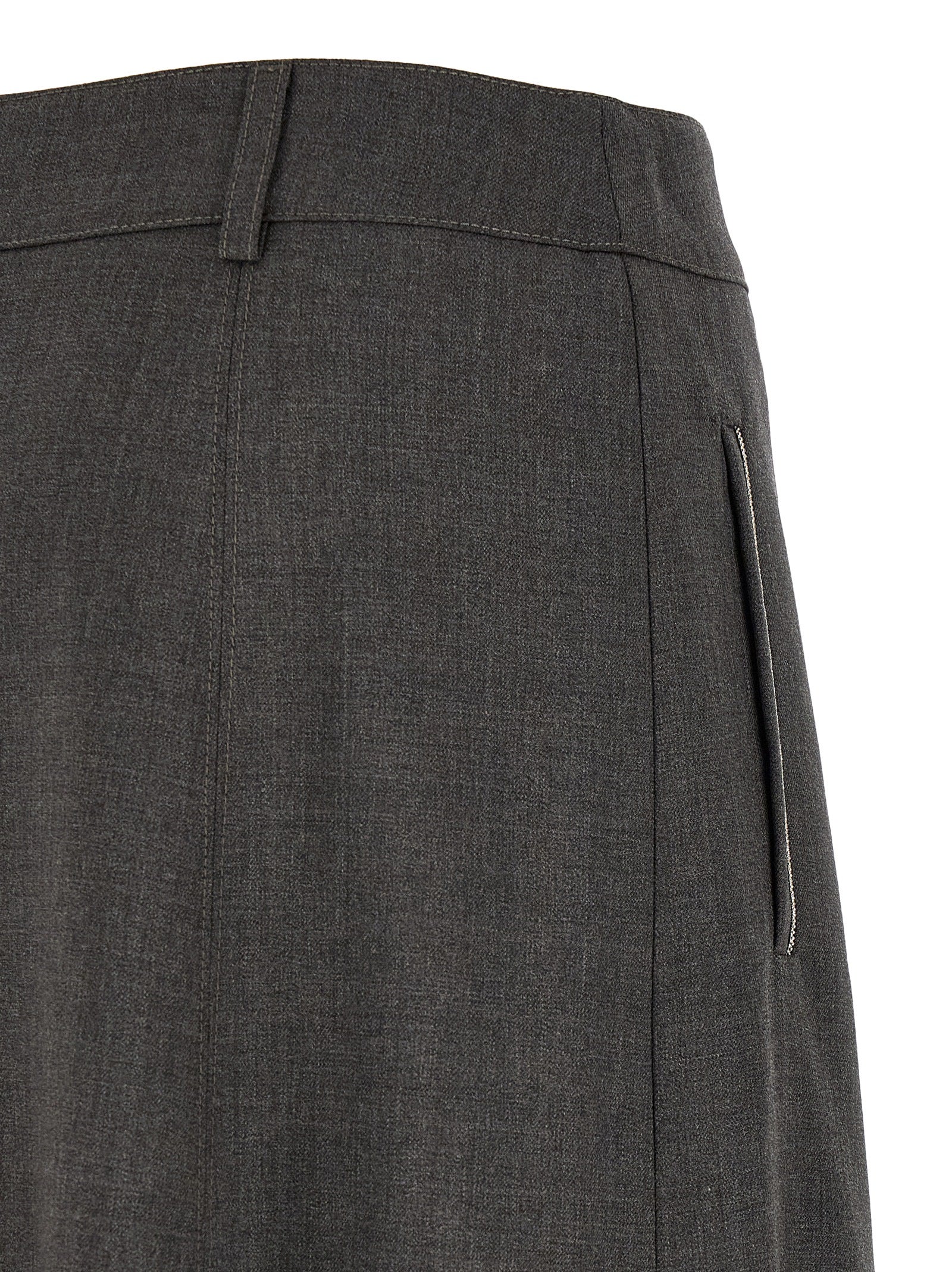 Peserico Flared Skirt With Loops