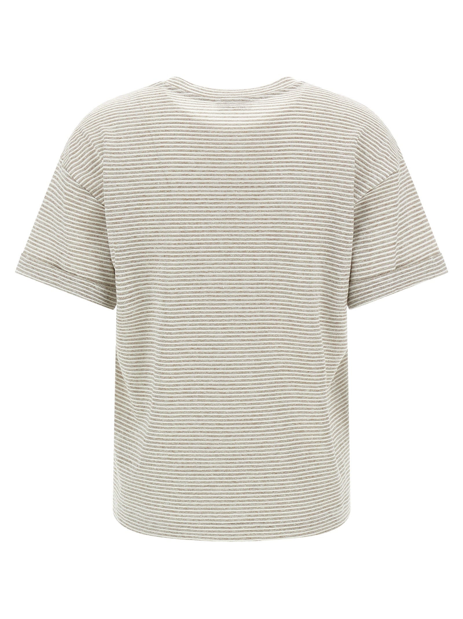 Peserico Lamé Stripes T-Shirt