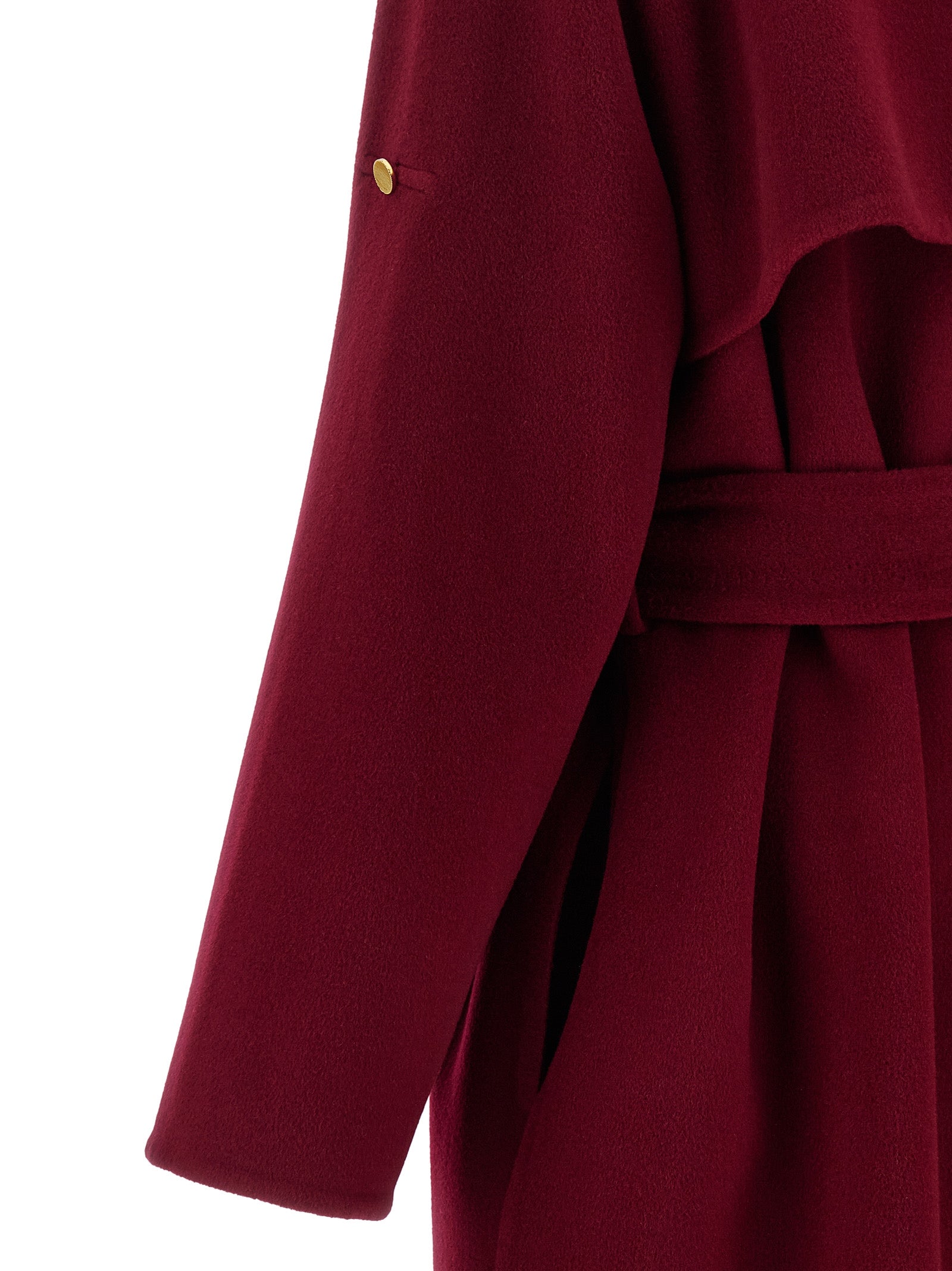 Alberta Ferretti Long Wool Coat