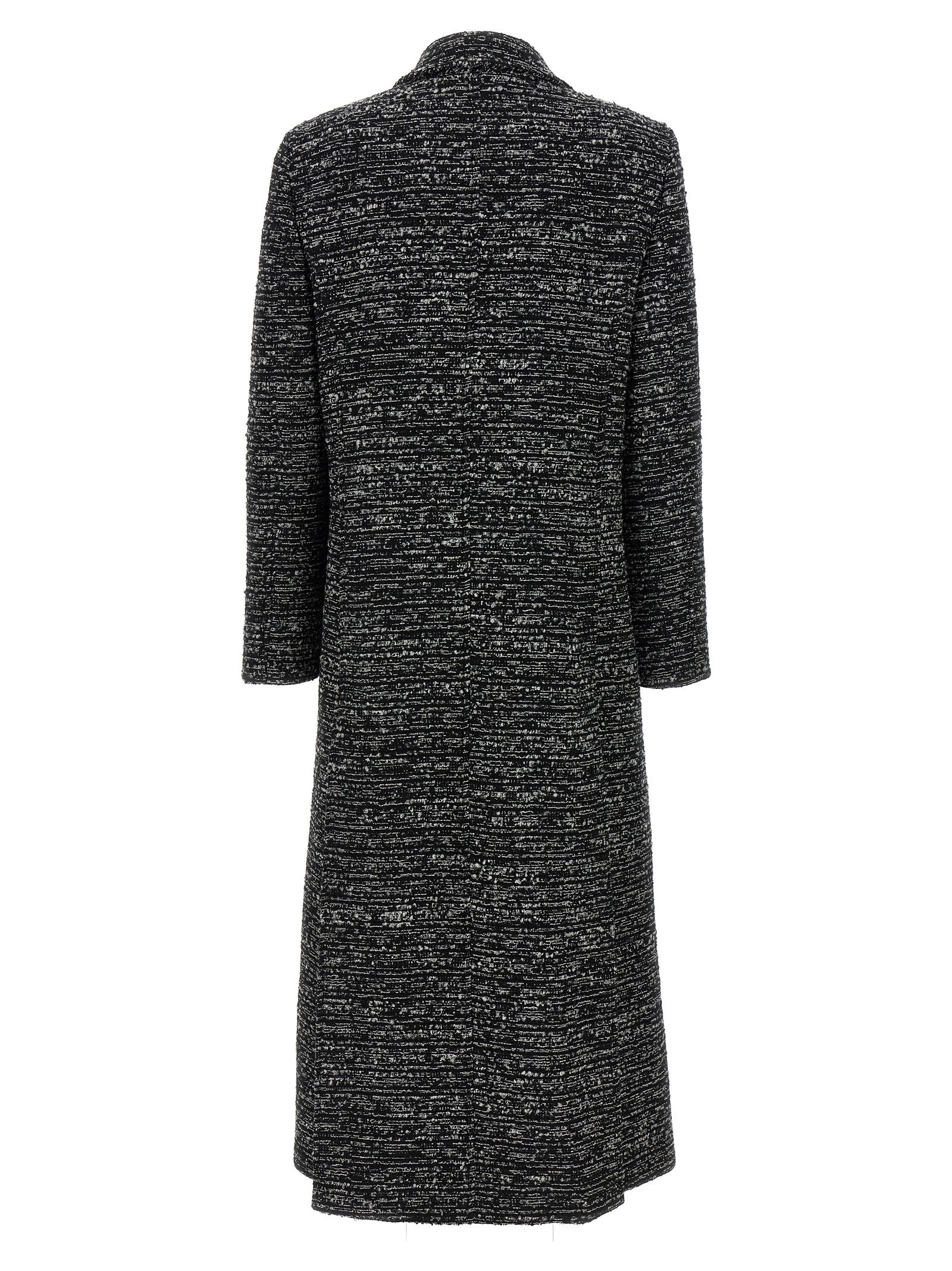 Alberta Ferretti Long Bouclé Coat