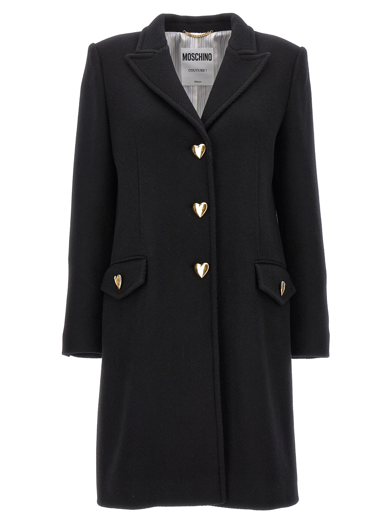 Moschino Heart Button Coat