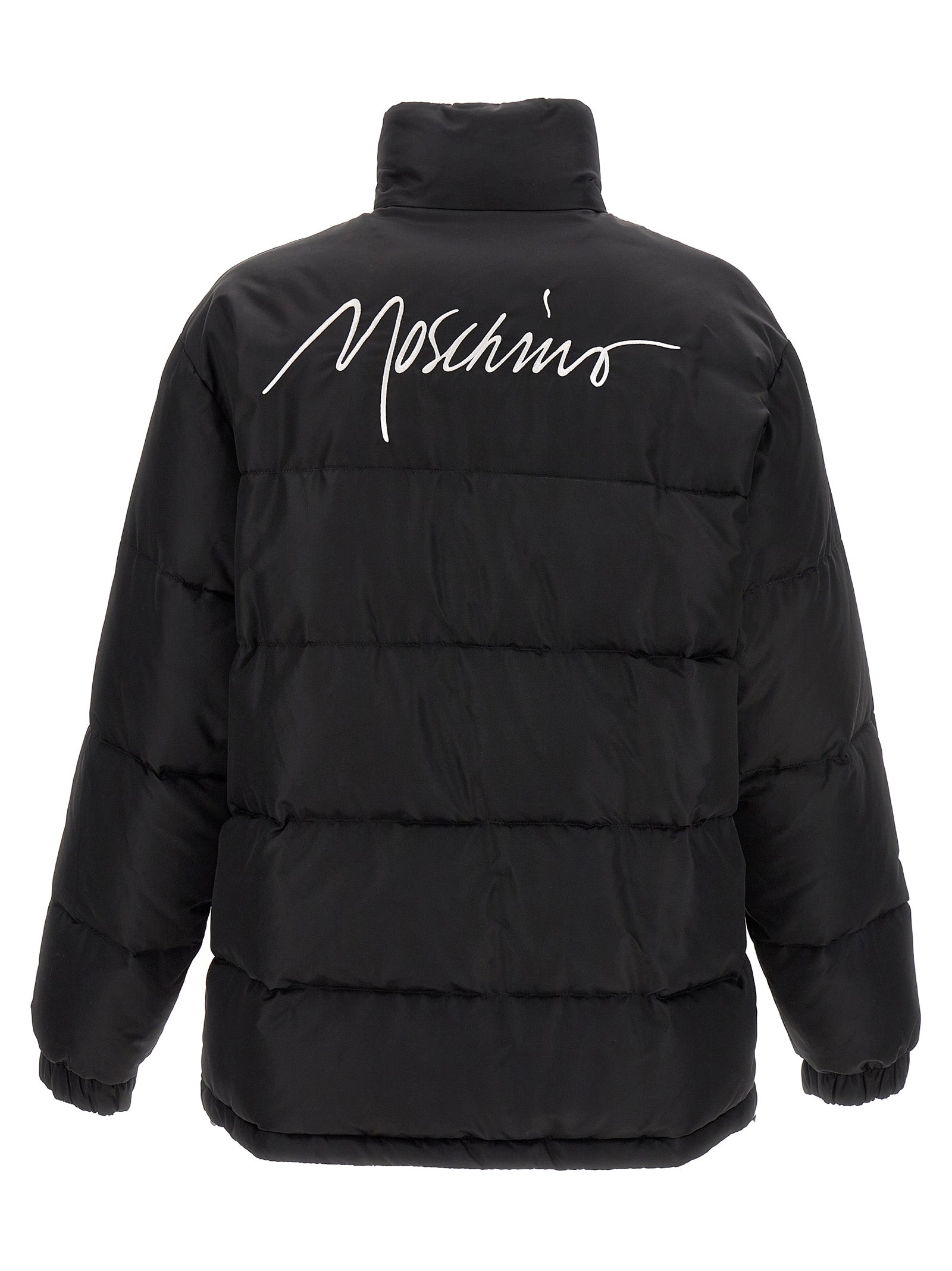 Moschino Logo Embroidery Down Jacket