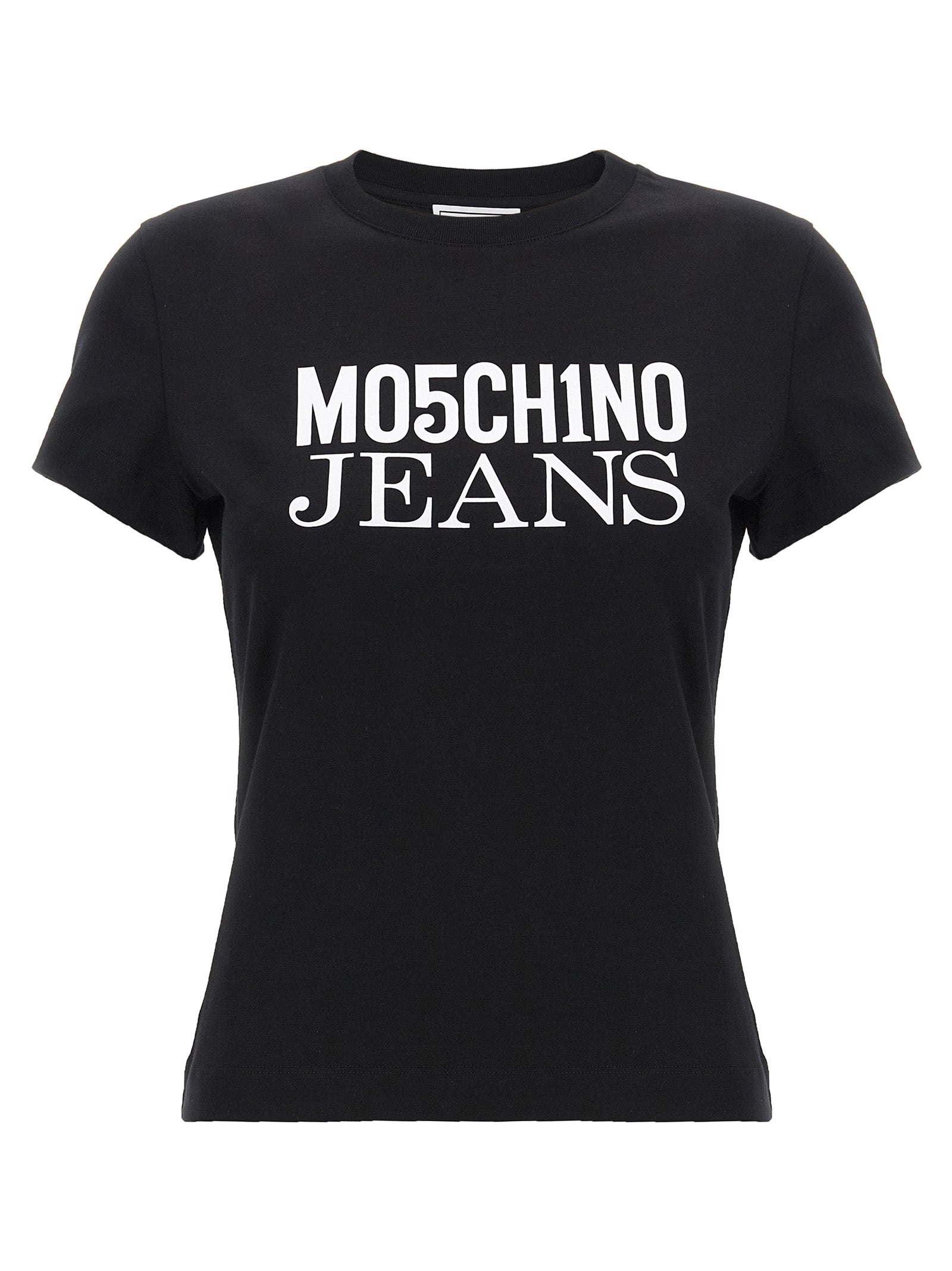 Mo5Ch1No Jeans Logo Print T-Shirt