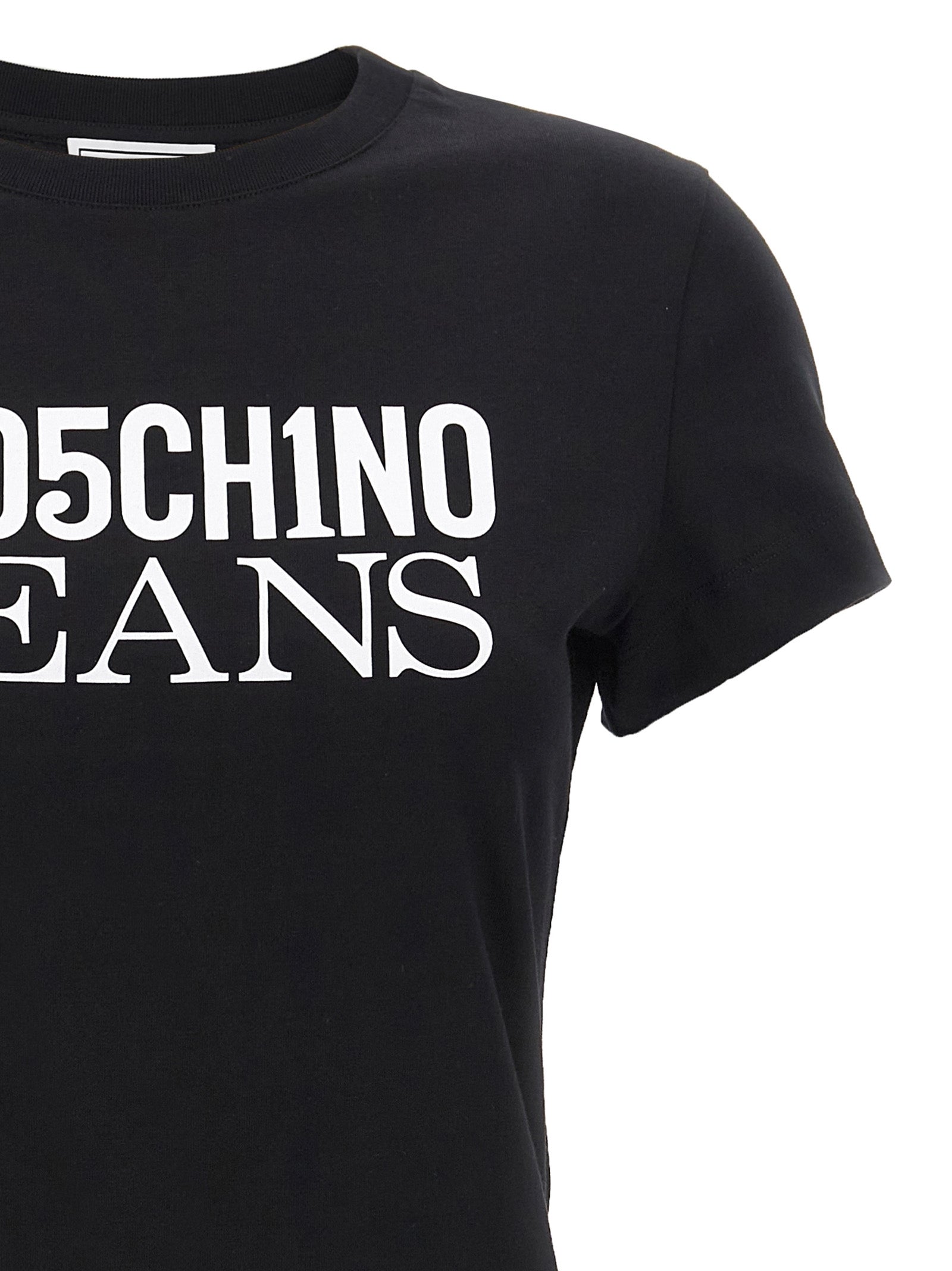 Mo5Ch1No Jeans Logo Print T-Shirt