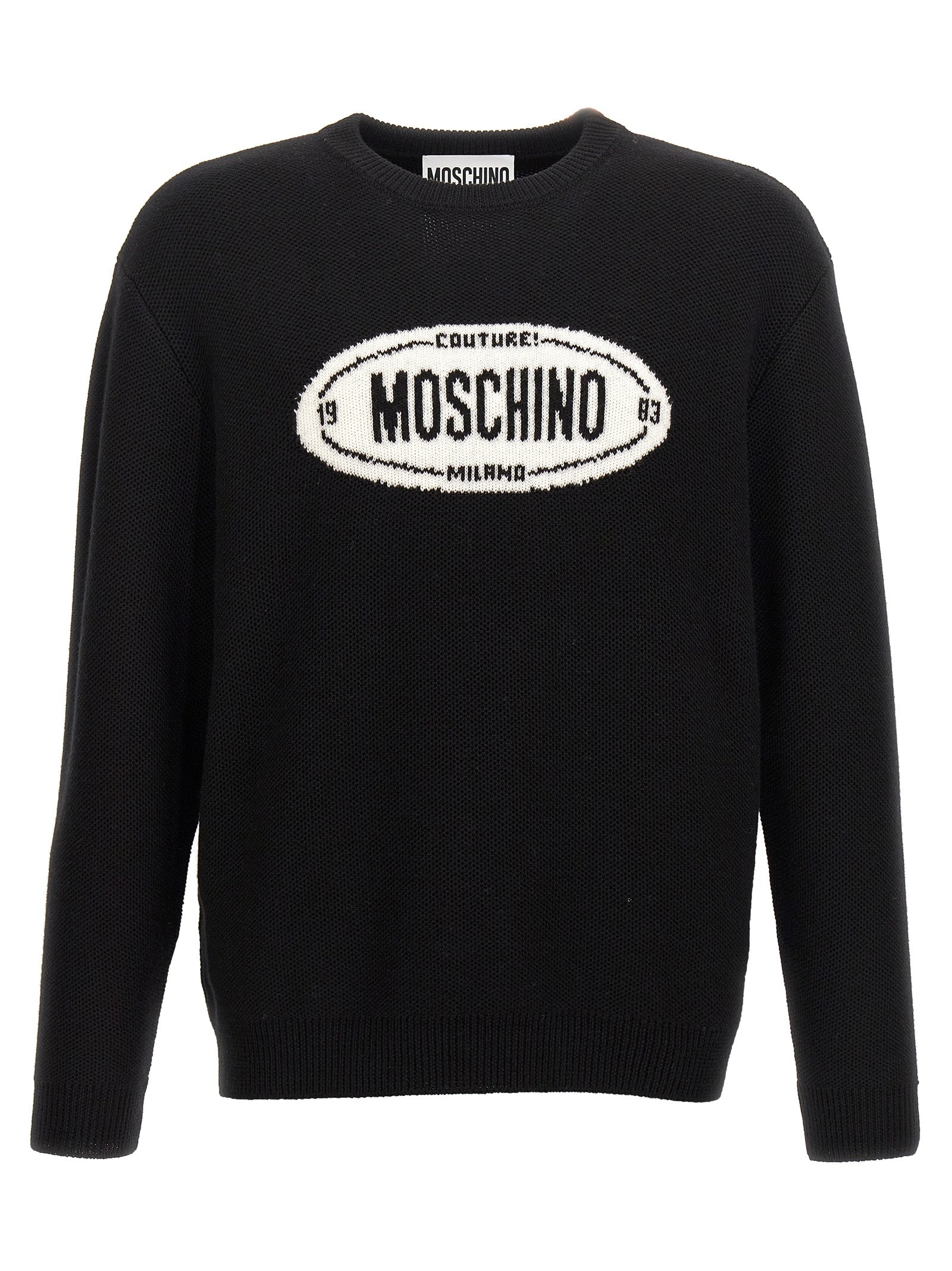 Moschino Logo Intarsia Sweater