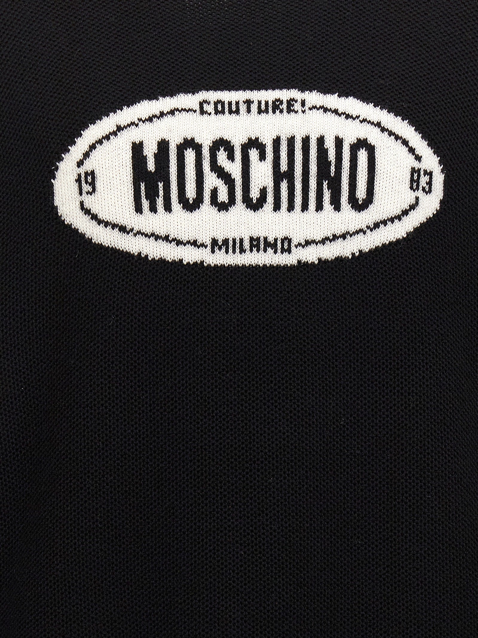 Moschino Logo Intarsia Sweater