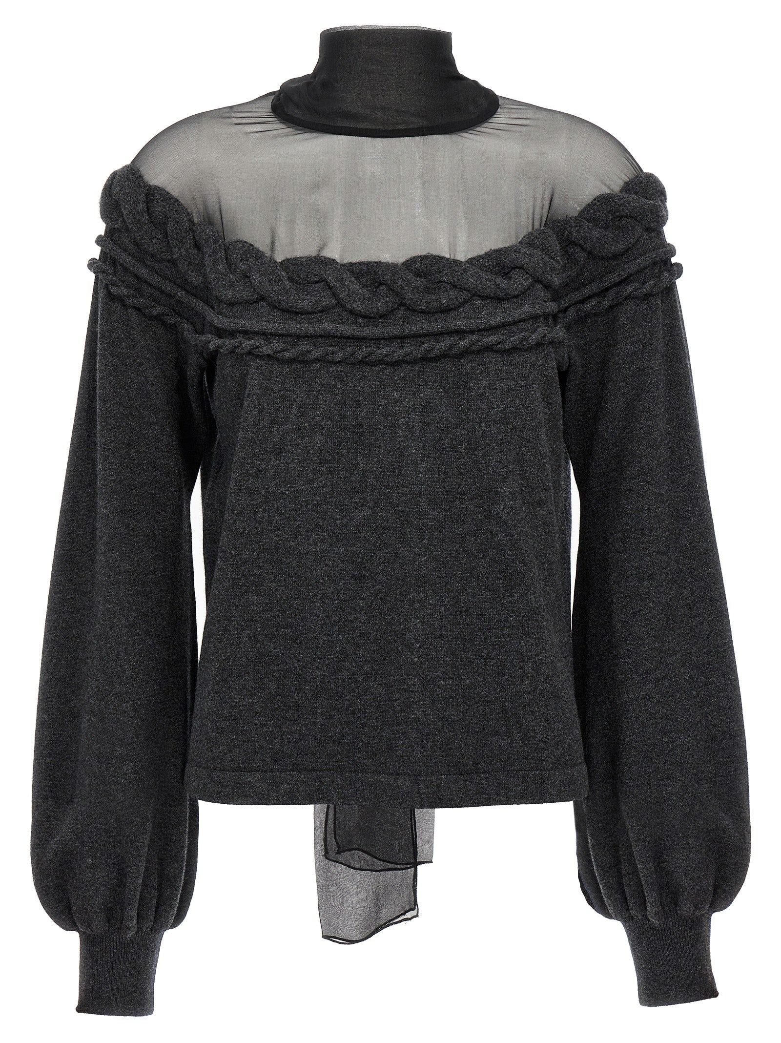 Alberta Ferretti Bow Sweater