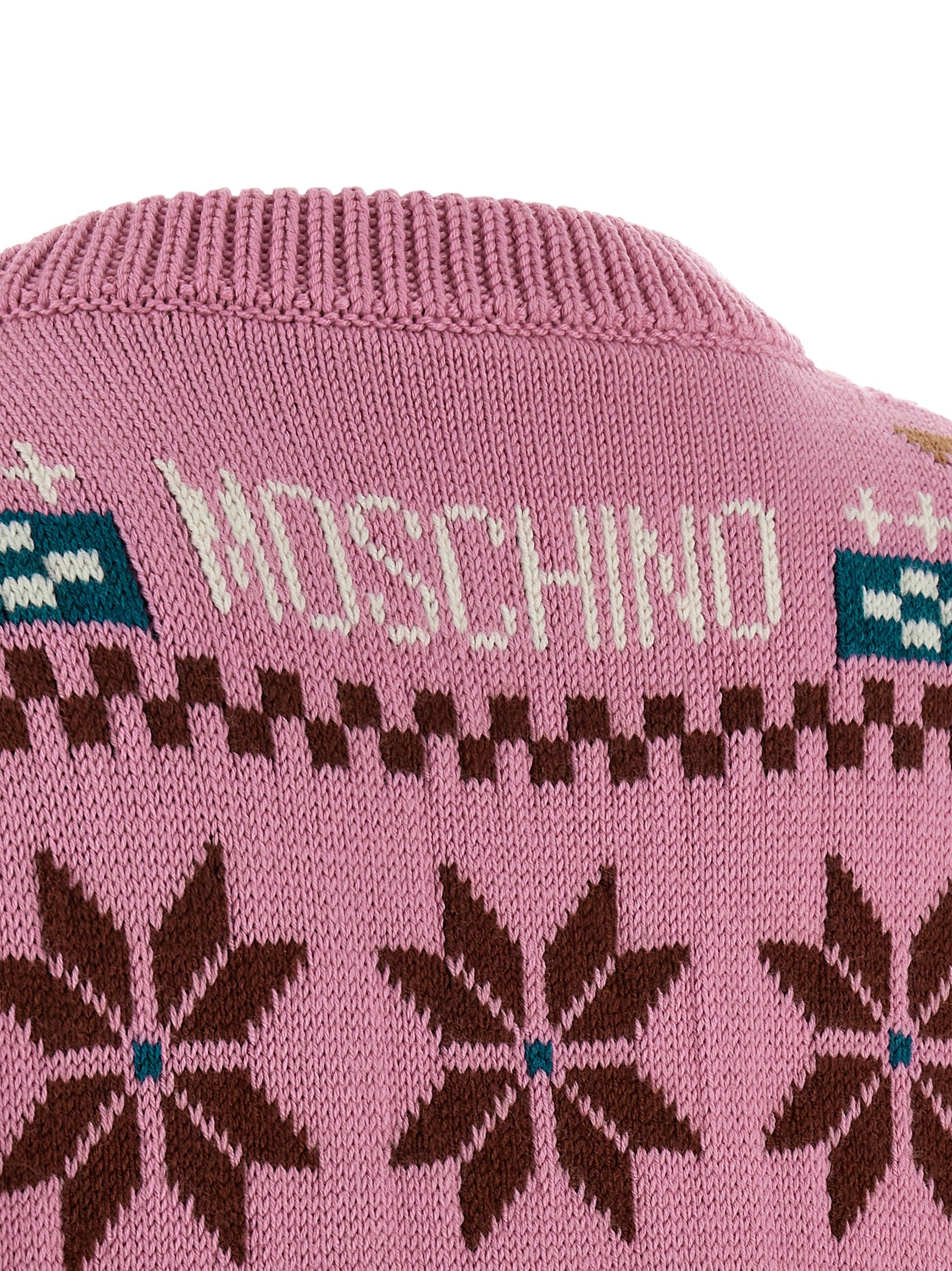 Moschino Intarsia Wool Sweater