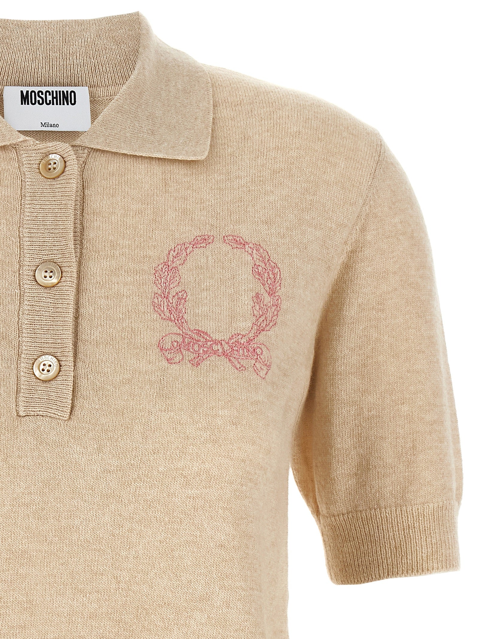 Moschino Polo Embroidery Sweater