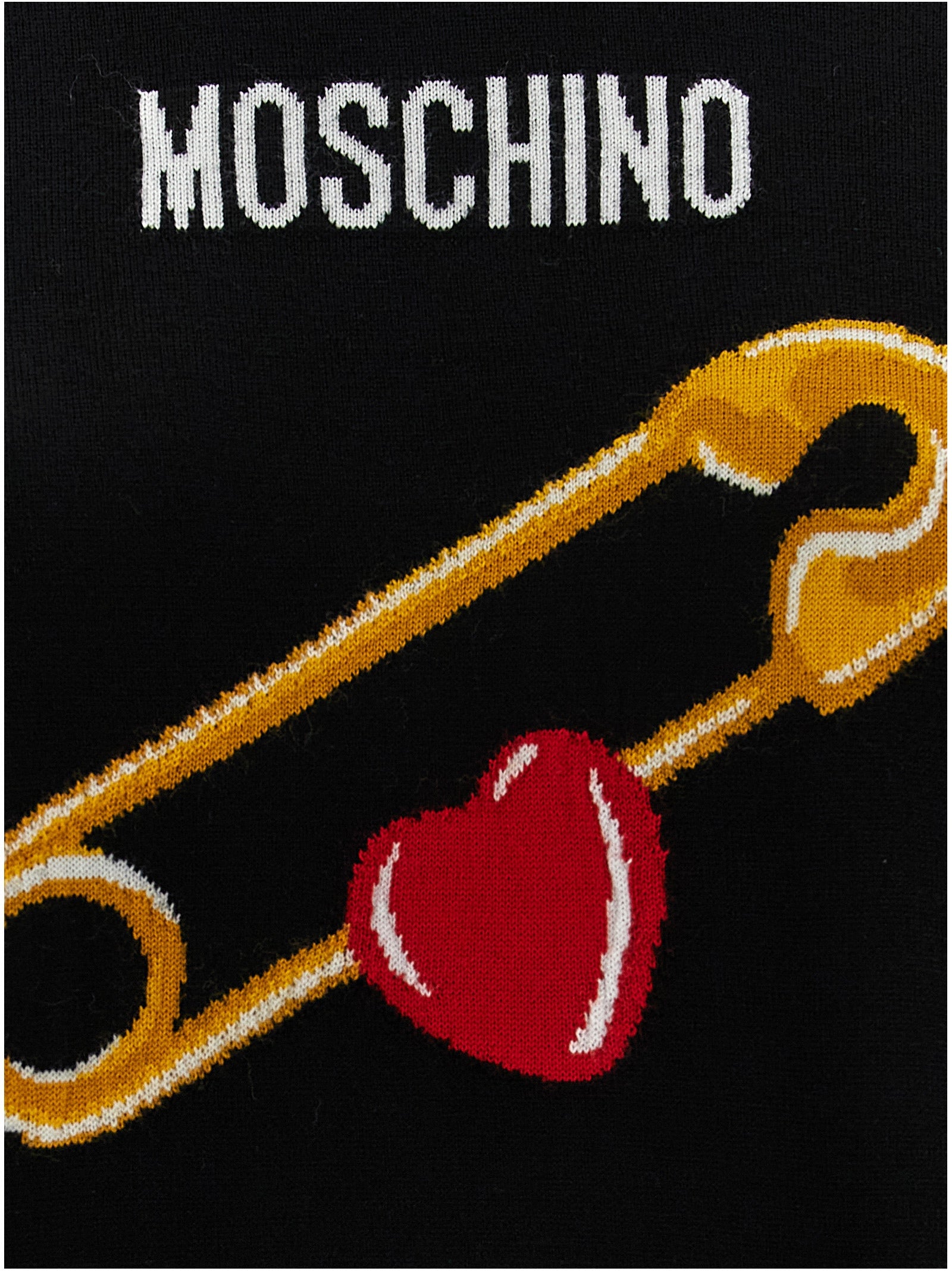 Moschino Jacquard Design Sweater