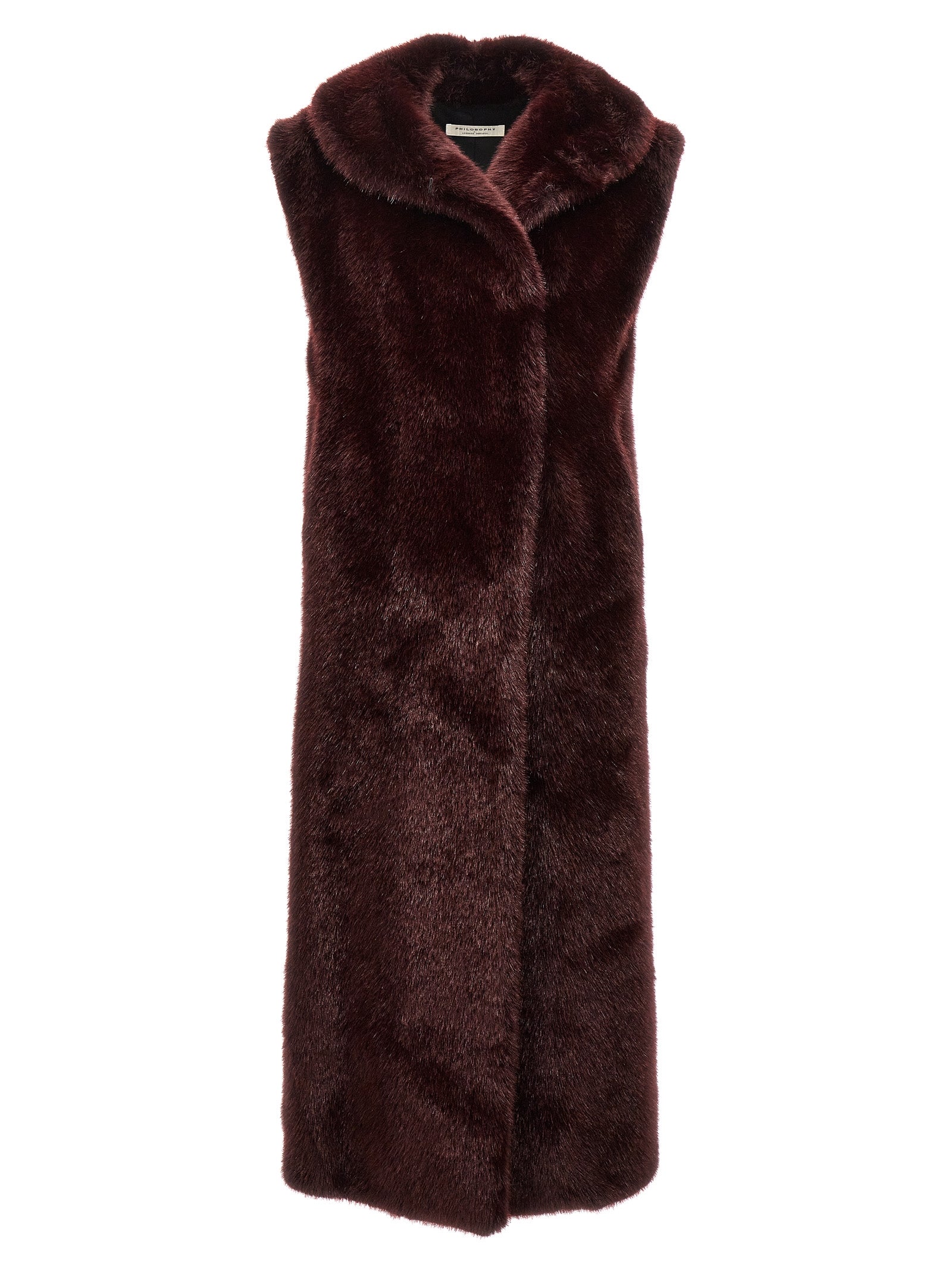 Philosophy Extra Long Faux Fur Vest