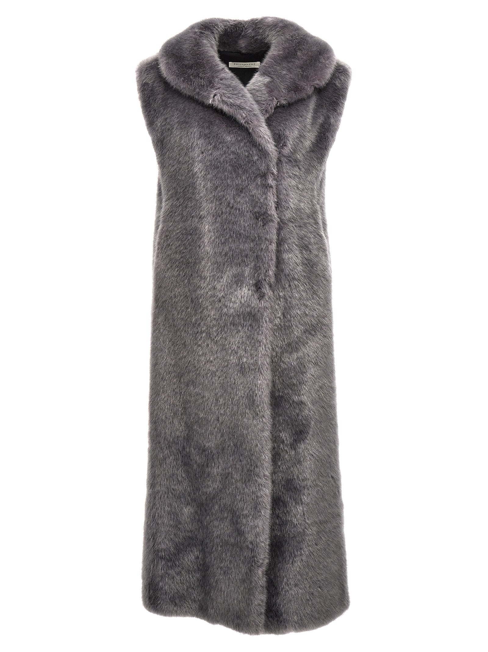 Philosophy Extra Long Faux Fur Vest