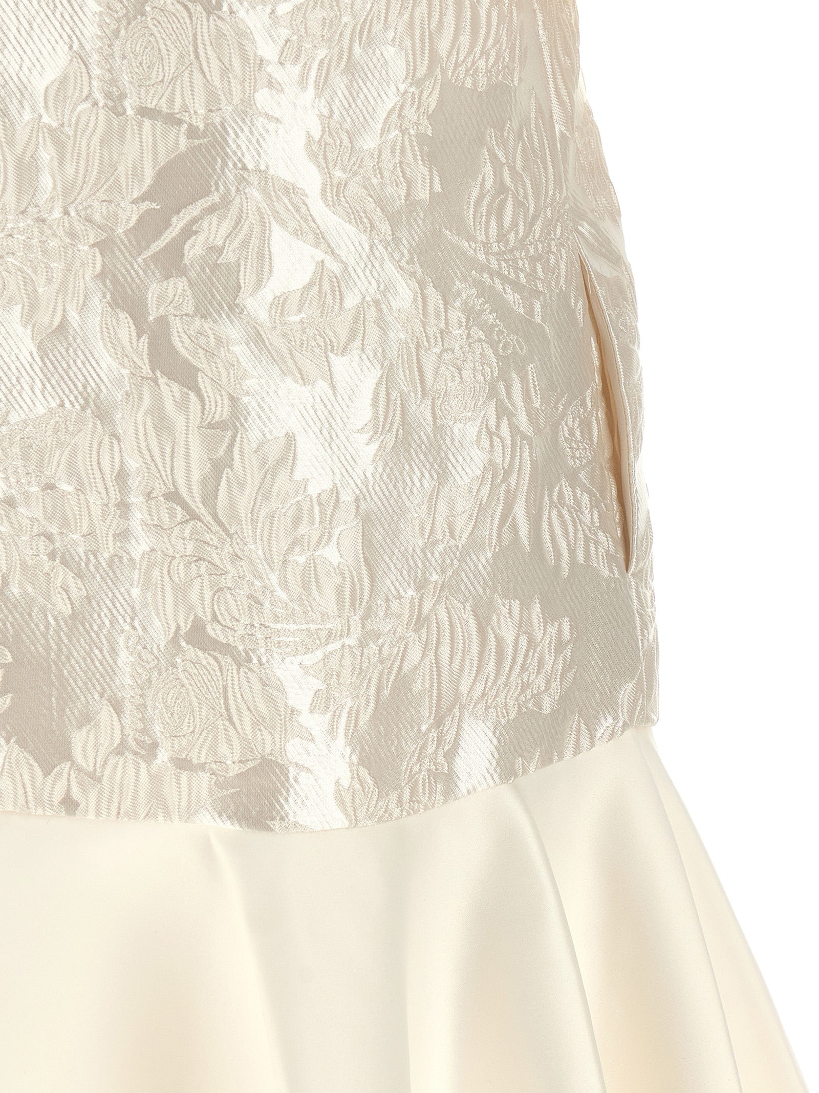 Ganni 'Satin Cloque' Mini Dress