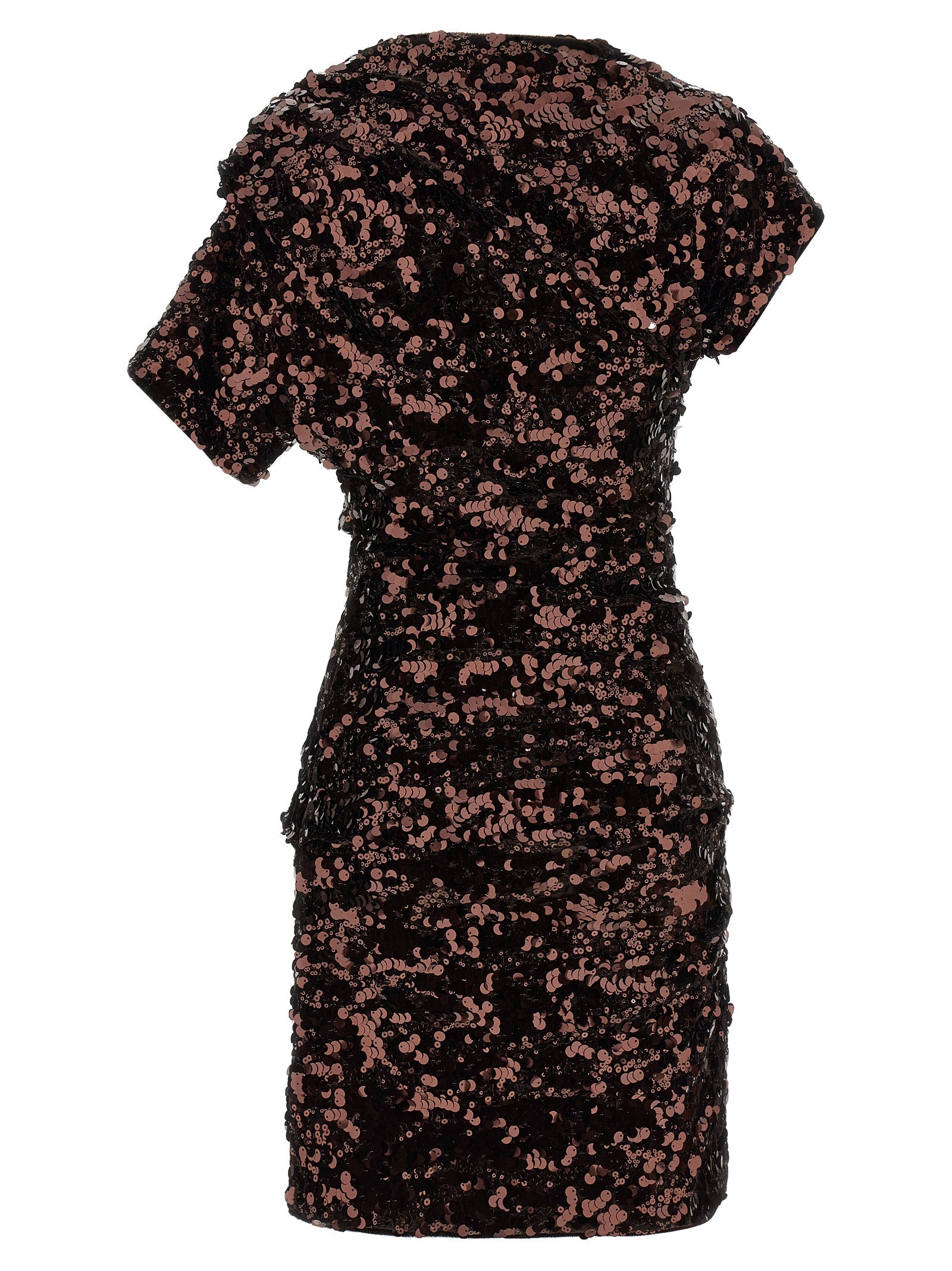 Ganni 'Brown Sequins Mini' Dress