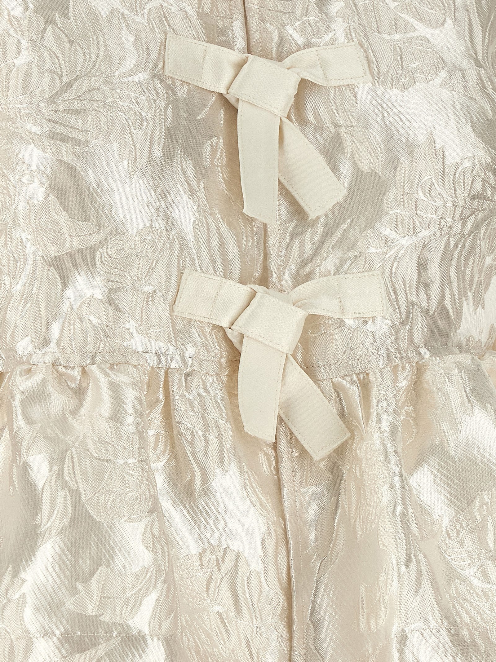 Ganni 'Satin Peplum' Blouse