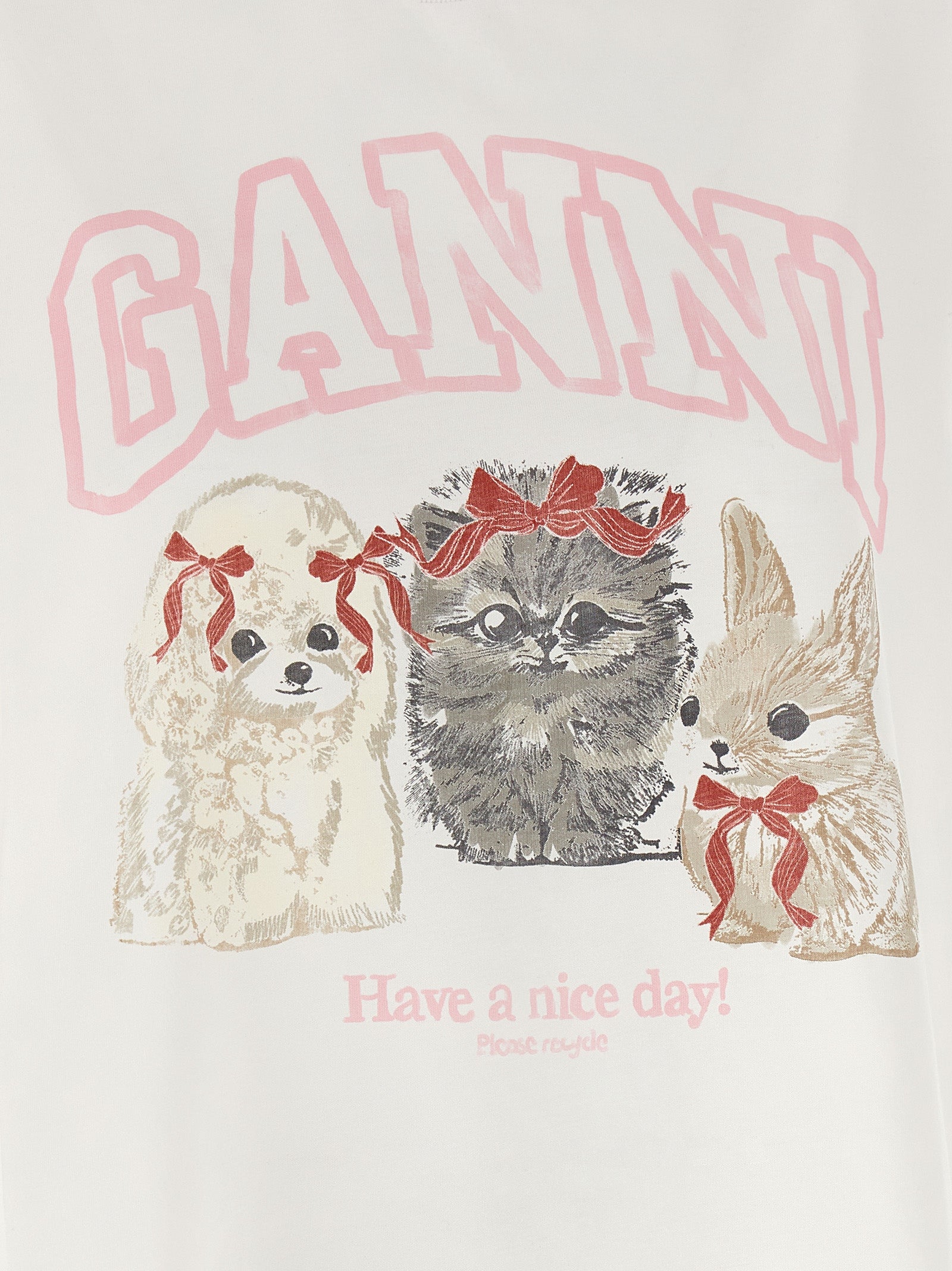 Ganni Printed T-Shirt