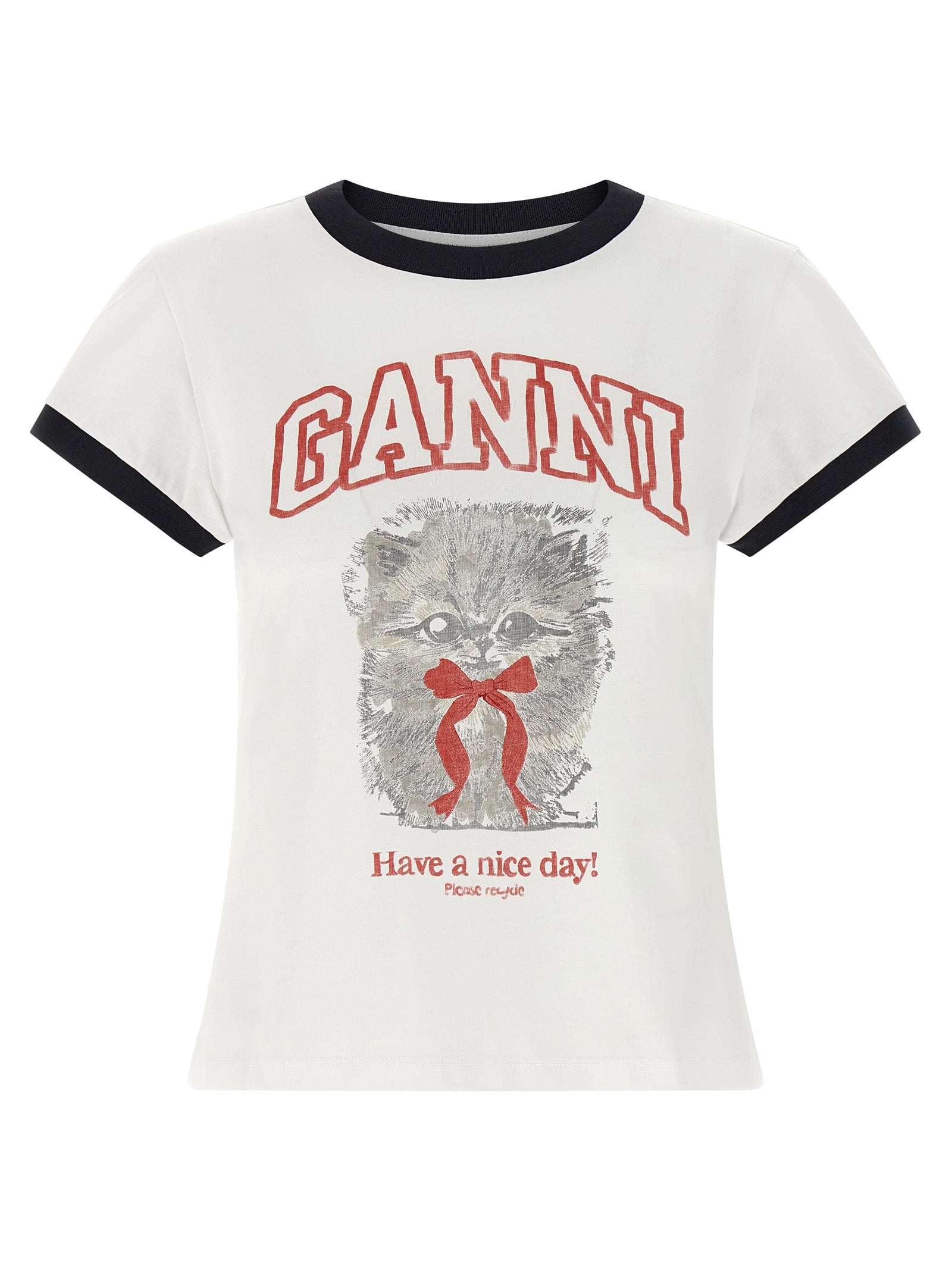 Ganni Printed T-Shirt