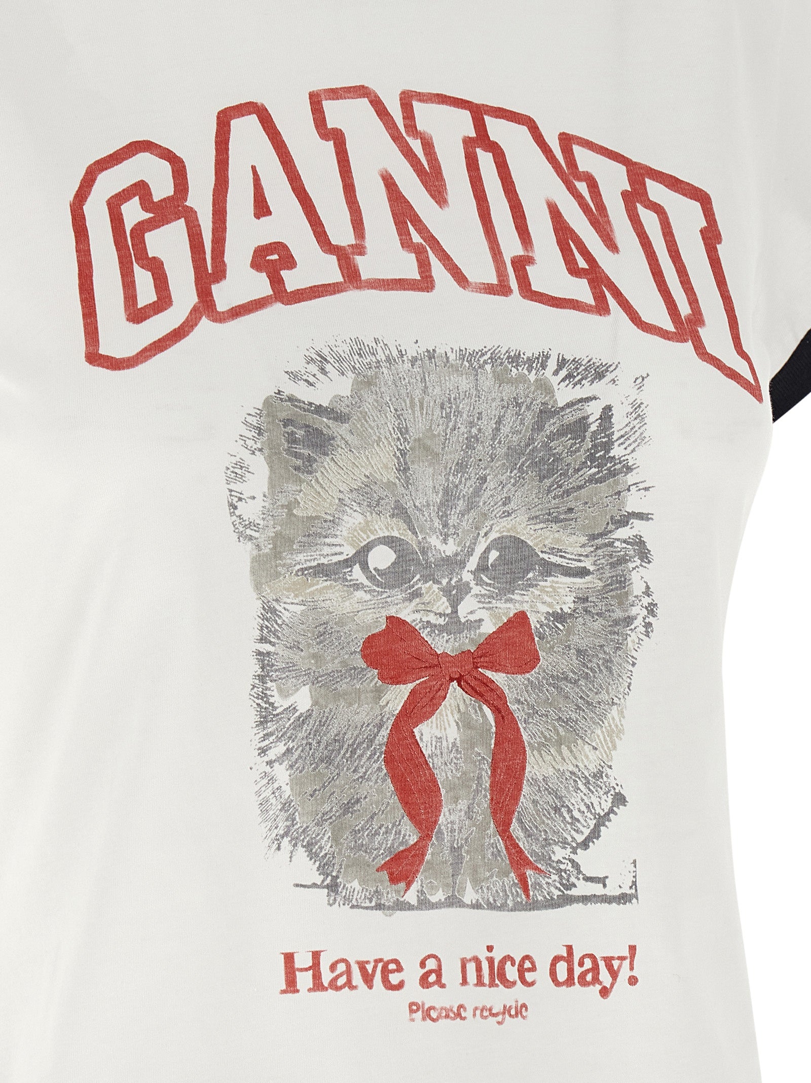 Ganni Printed T-Shirt