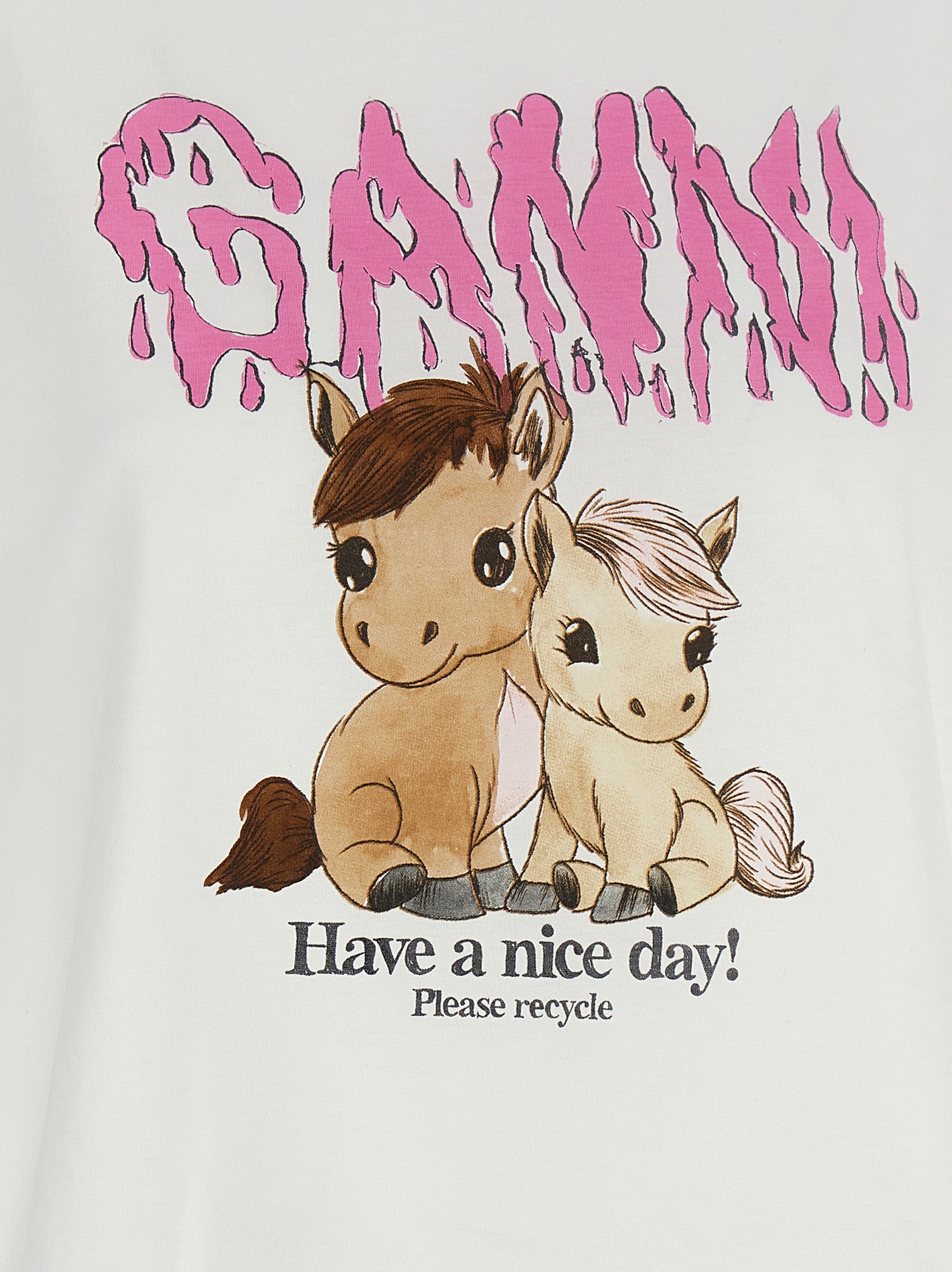 Ganni 'Pony' T-Shirt