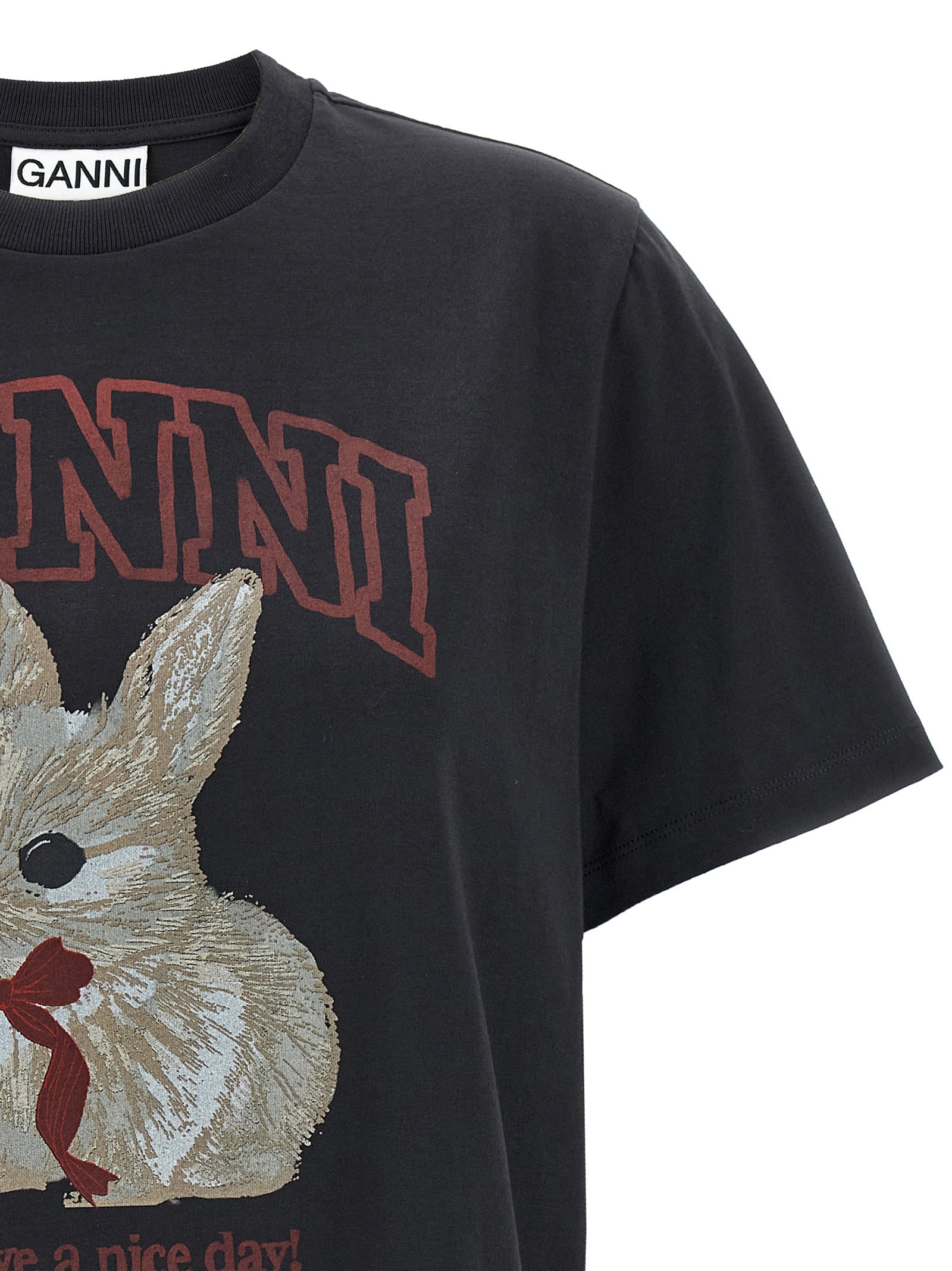 Ganni Printed T-Shirt