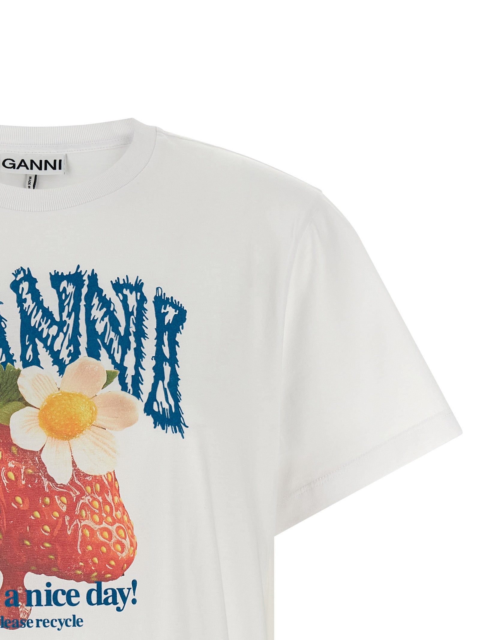 Ganni 'Strawberry' T-Shirt