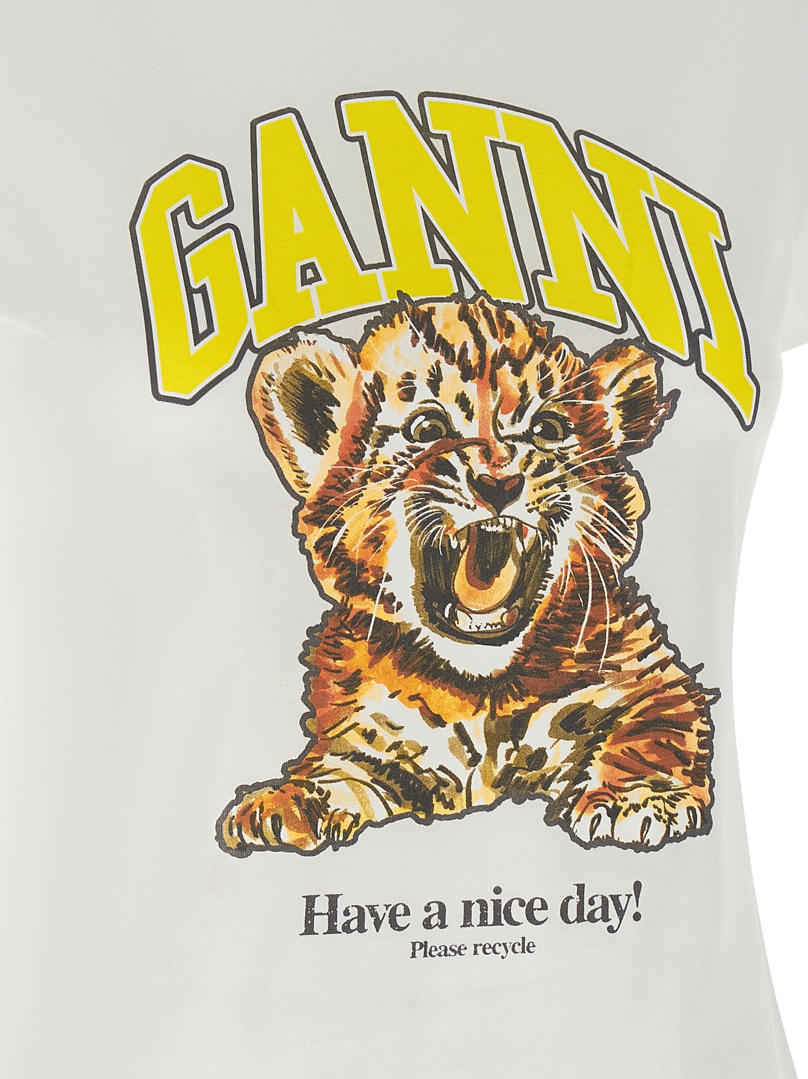 Ganni 'Tiger' T-Shirt