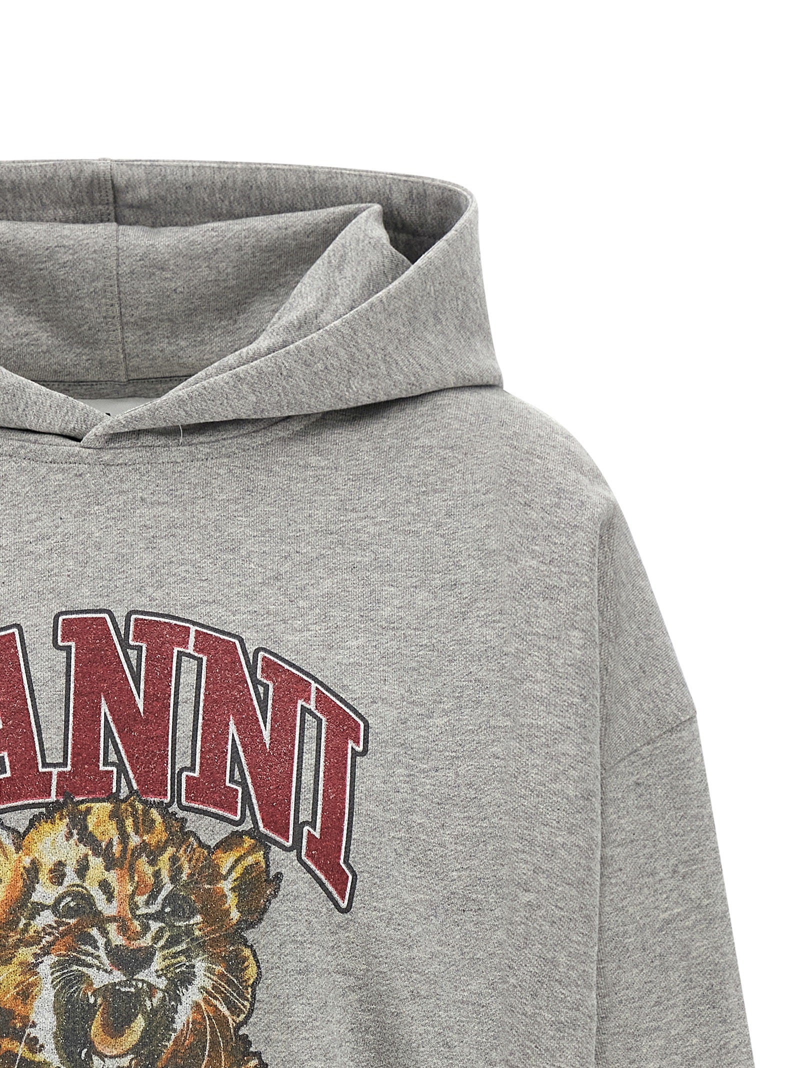 Ganni 'Grey Tiger' Hoodie
